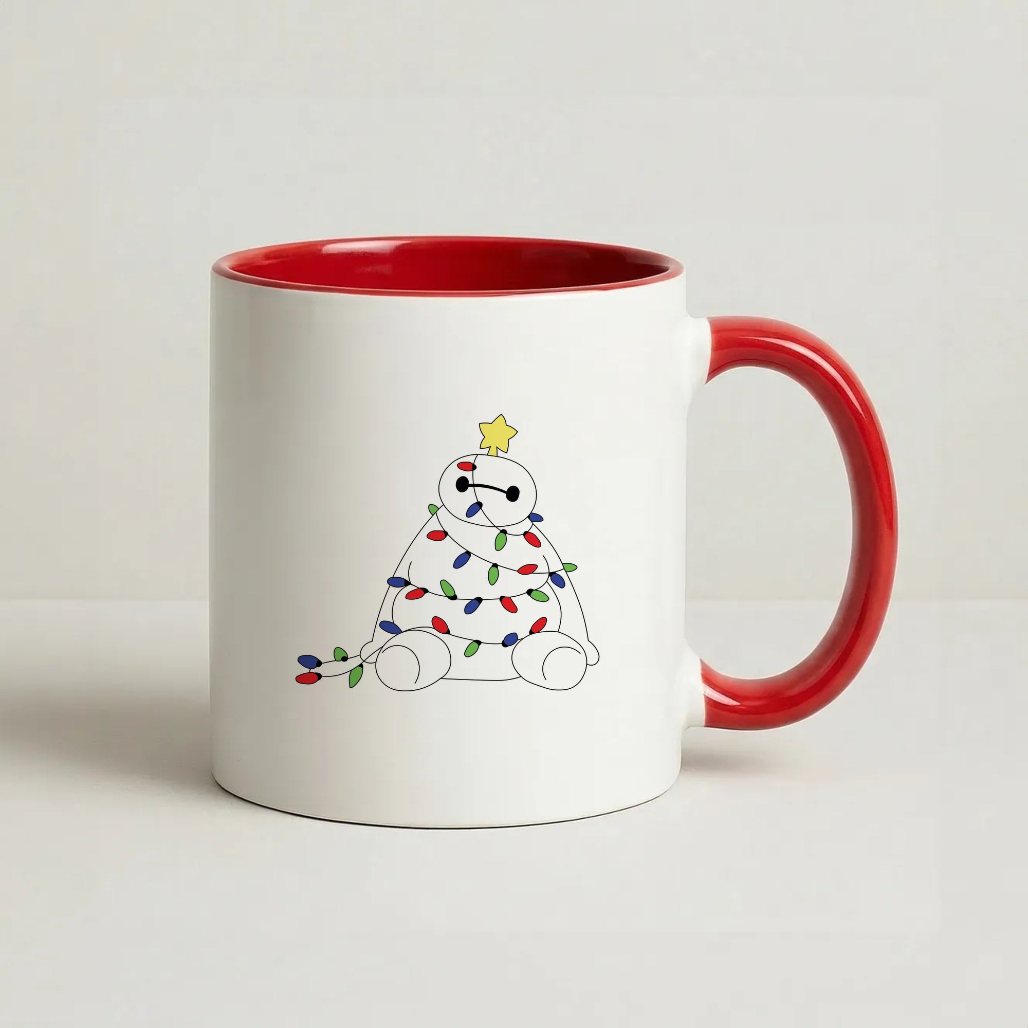 Baymax Christmas Coffee Red Mug