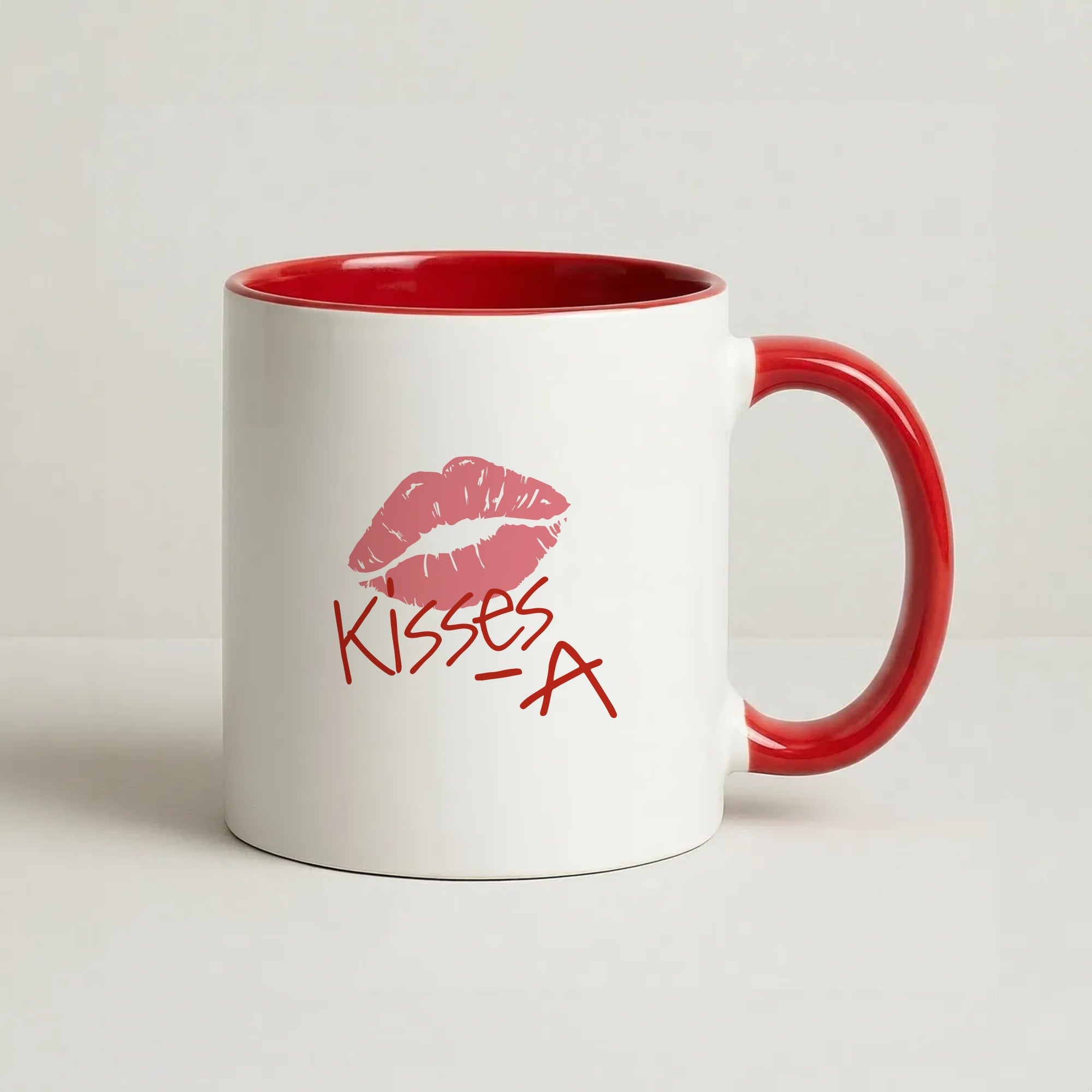 Kisses - A - Pretty Litte Liars Coffee Red Mug