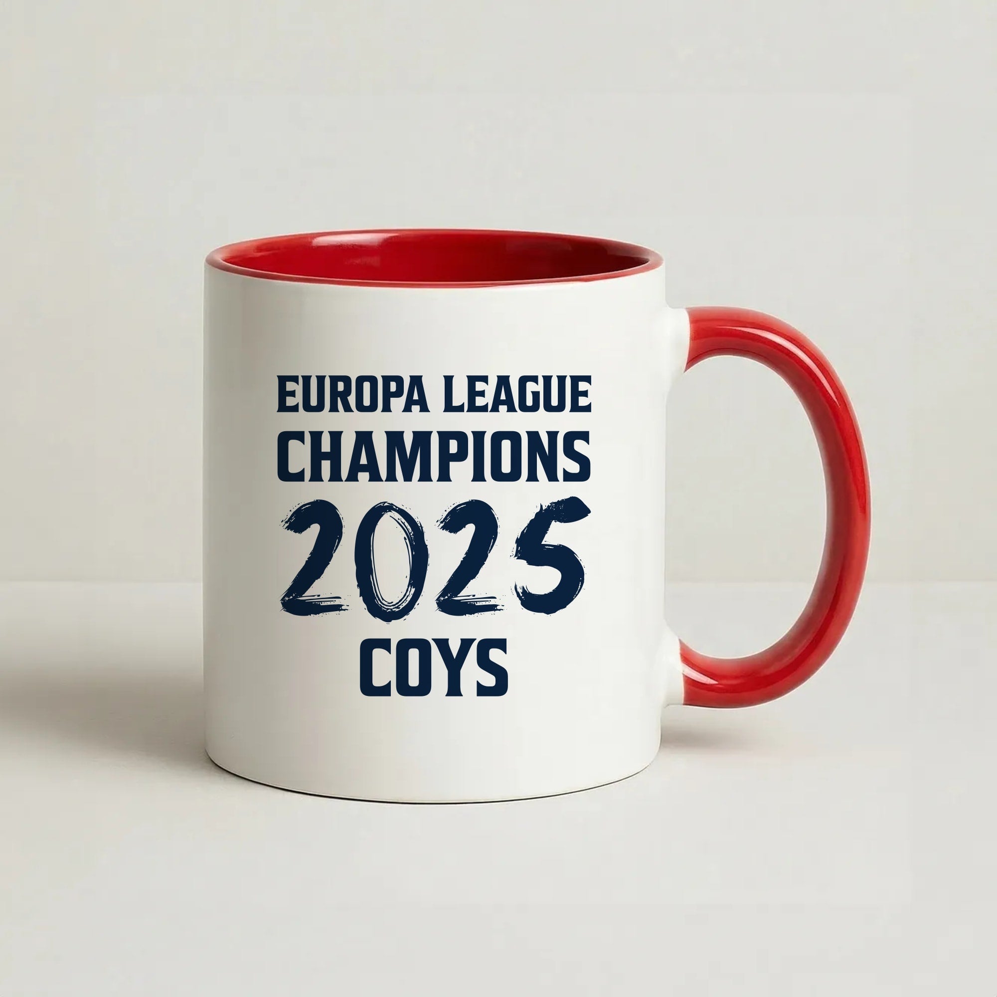 Europa League Winners 2025 - COYS Coffee Red Mug