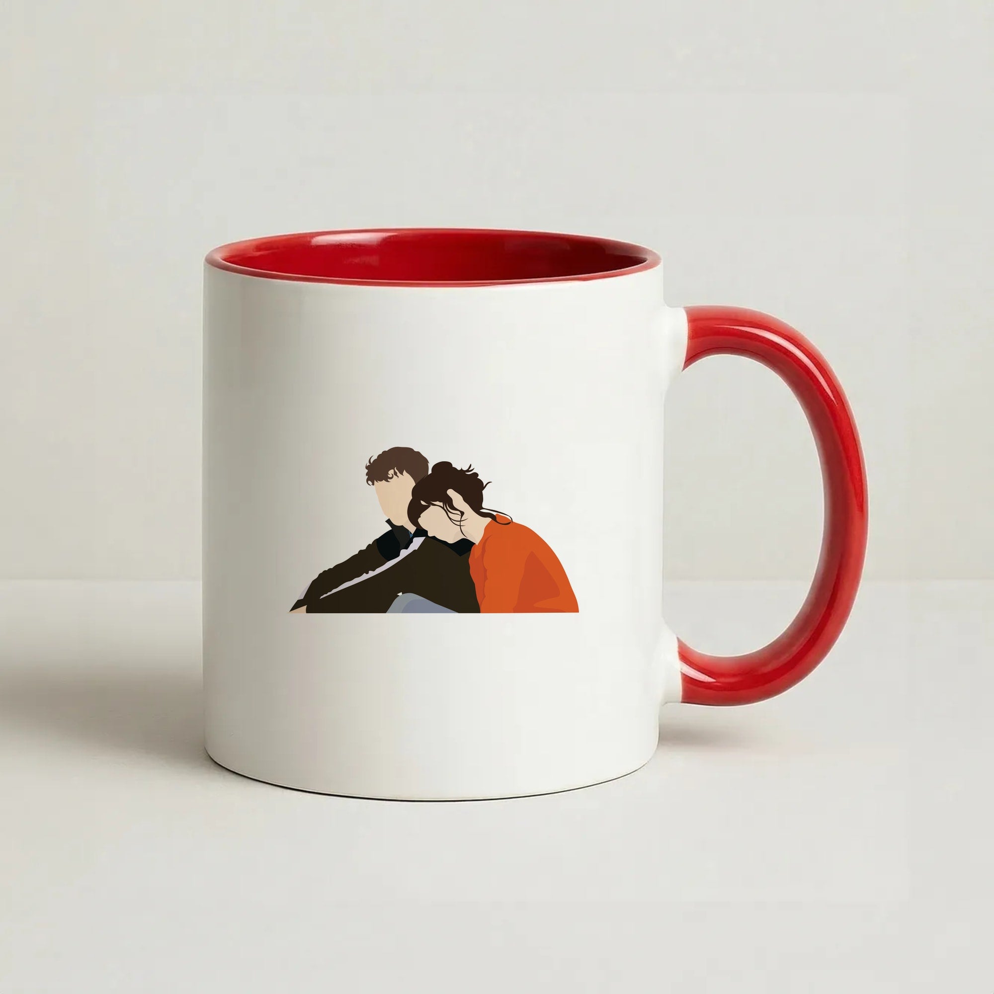 Marianne Resting On Connell Coffee Red Mug
