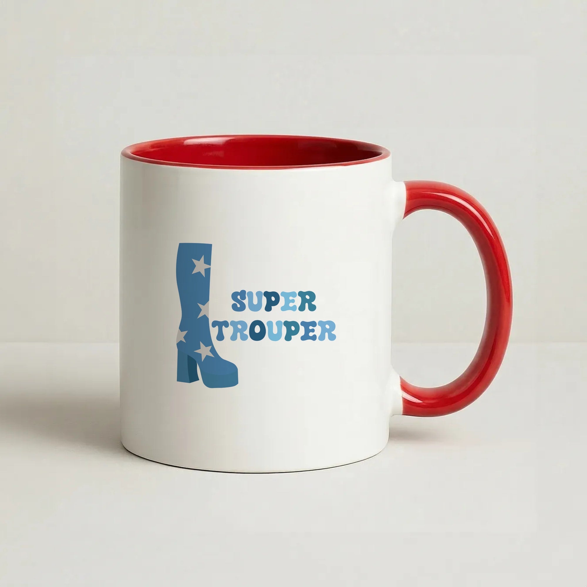 Super Trouper Coffee Red Mug