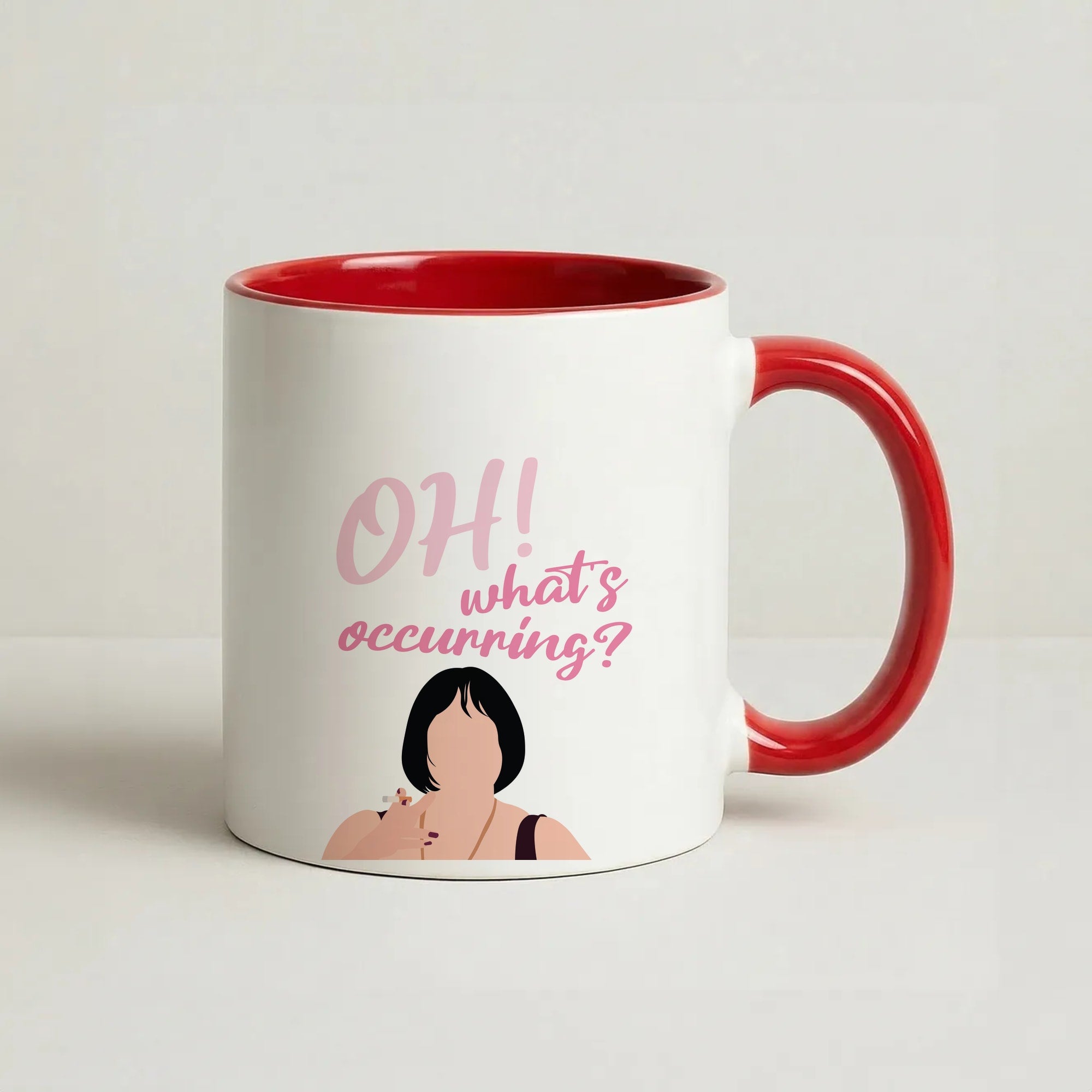 What's Occuring? Coffee Red Mug