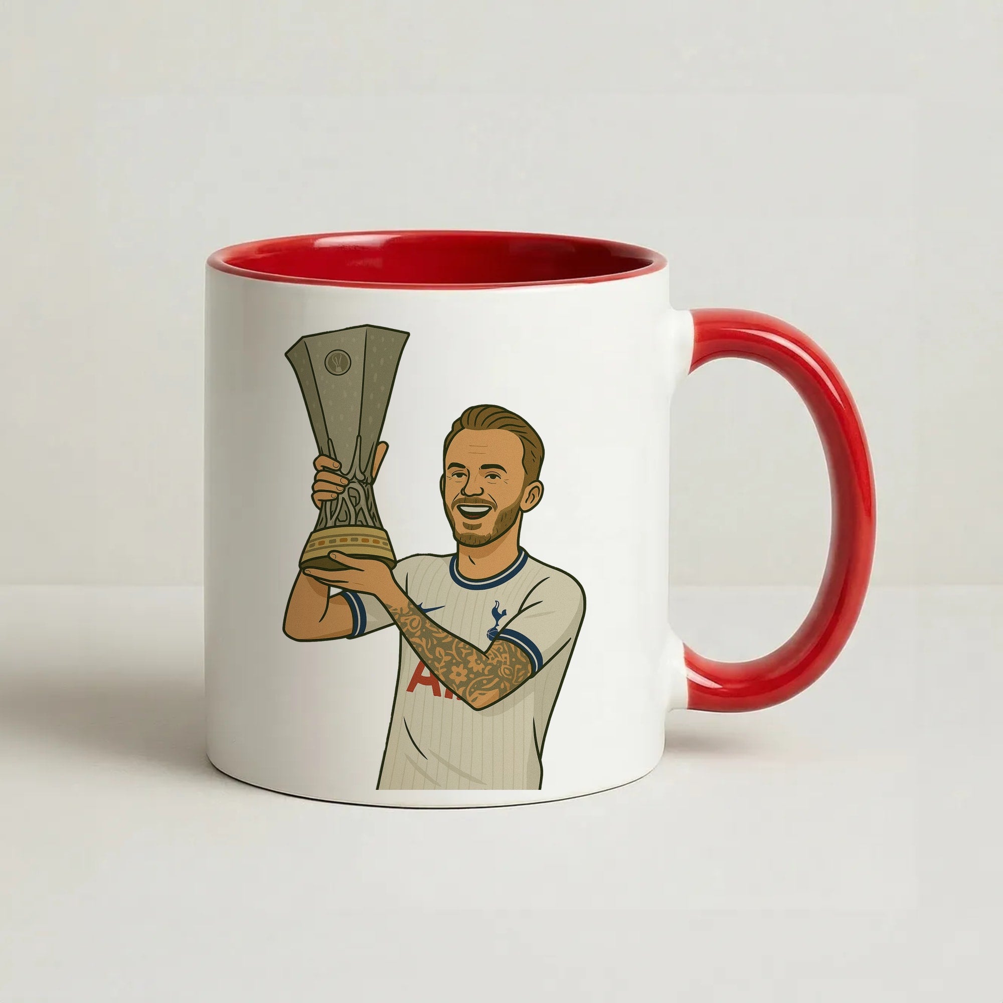 Maddison's Trophy Lift Coffee Red Mug