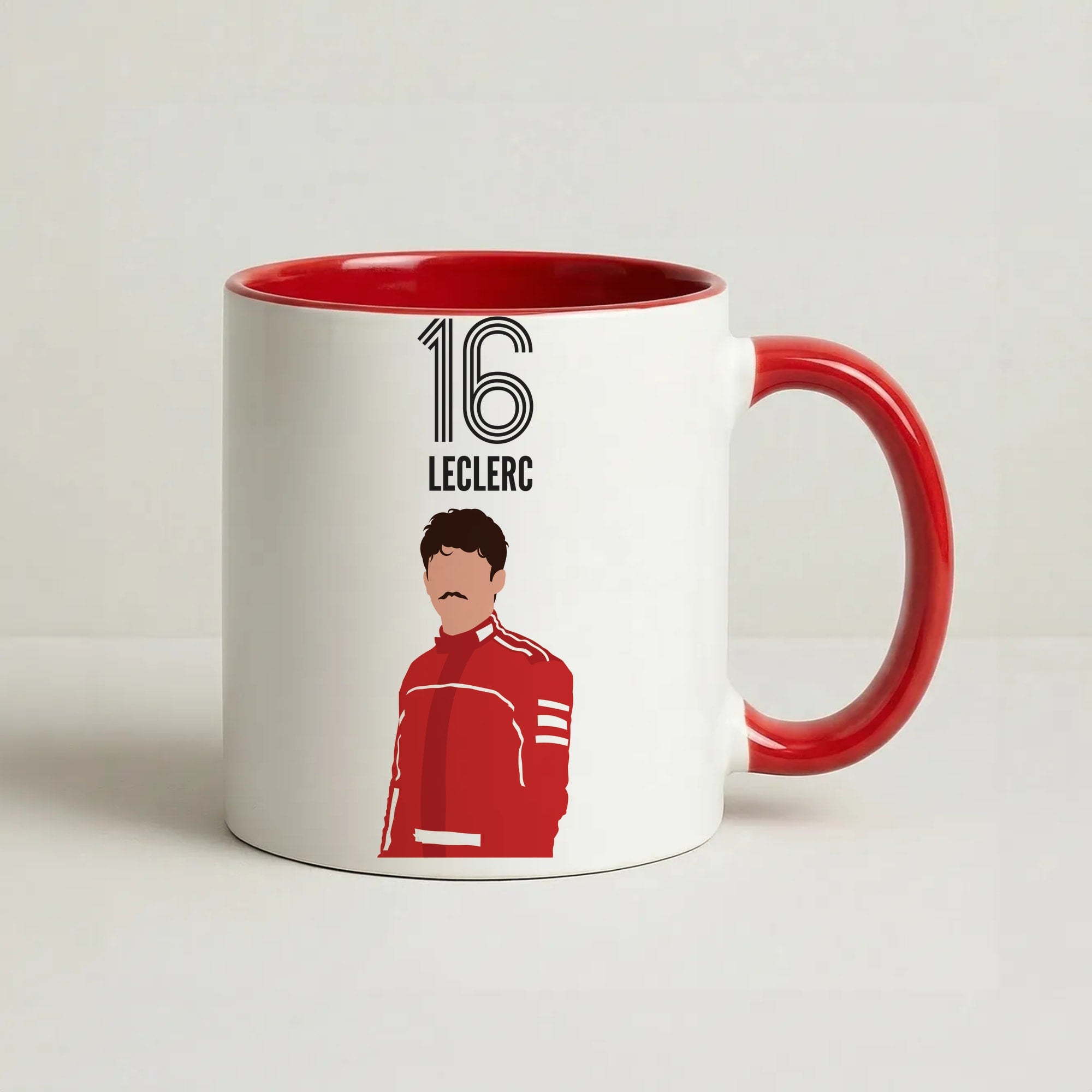 Leclerc 2026 Coffee Red Mug