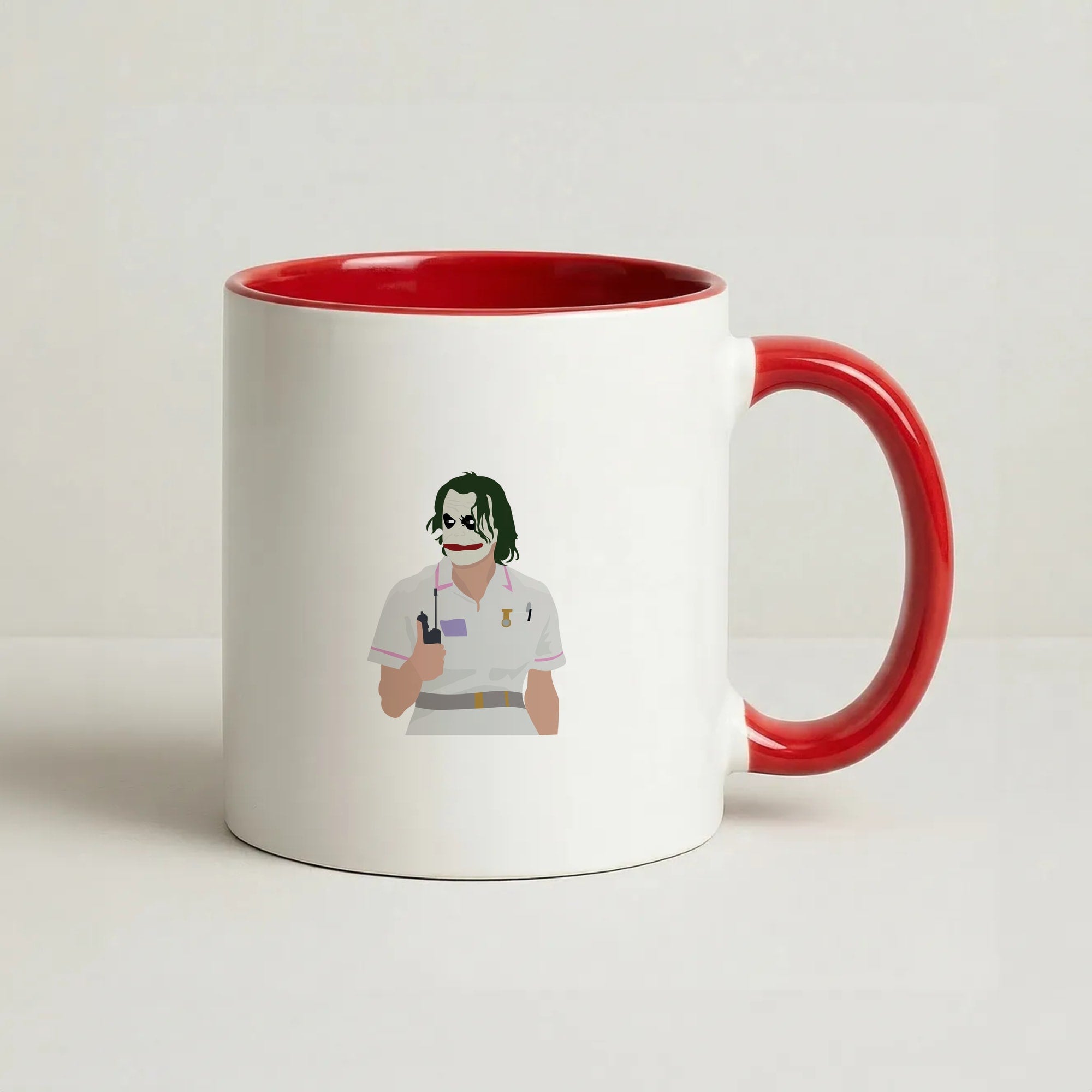 Nurse Joker Coffee Red Mug