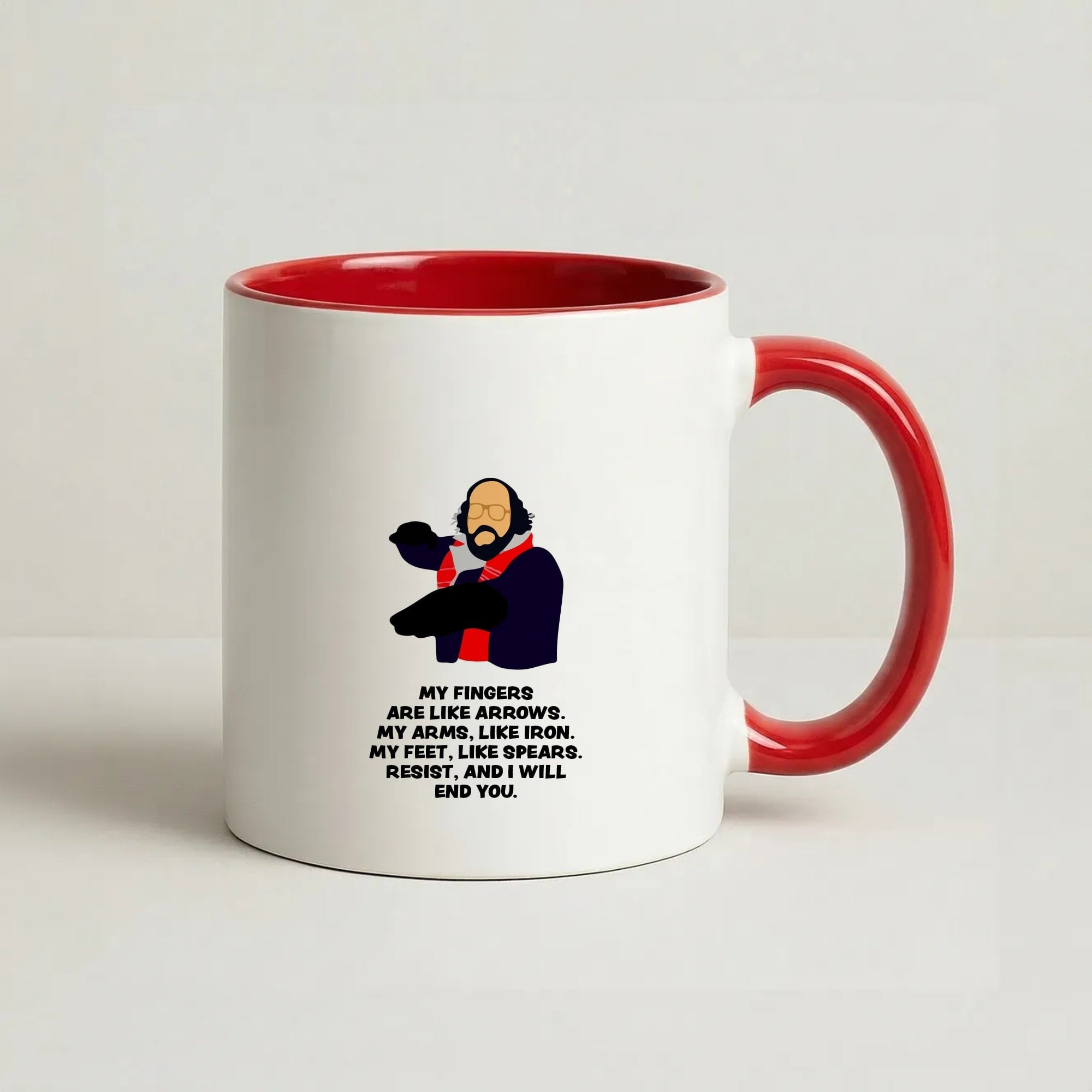 Murray Quote Coffee Red Mug