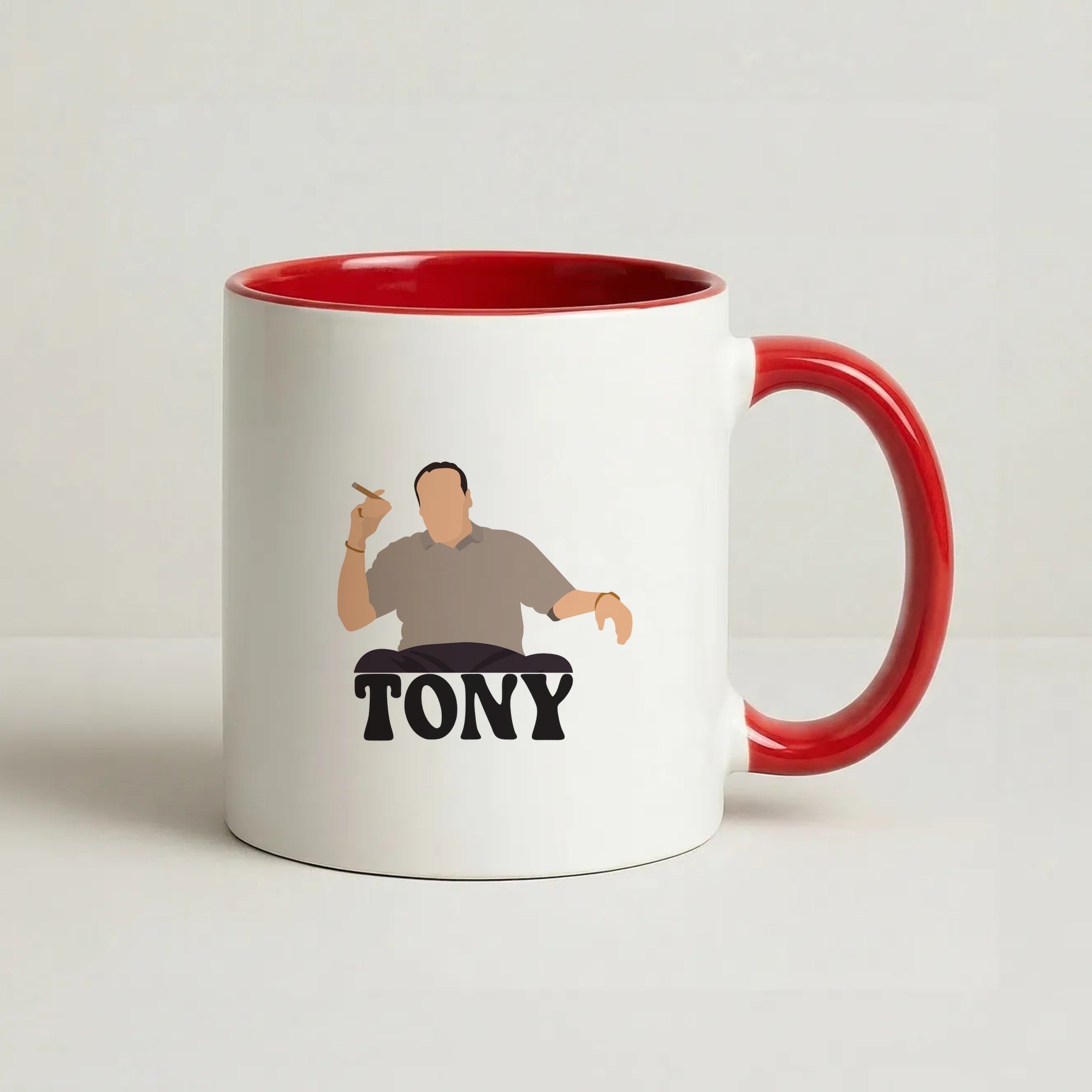 Tony Coffee Red Mug