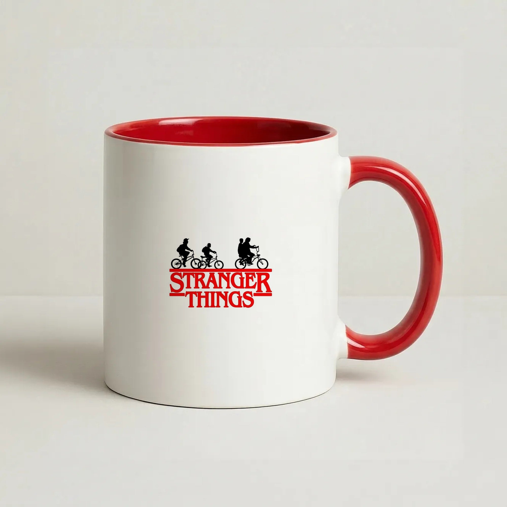 Stranger Cycling Logo Coffee Red Mug