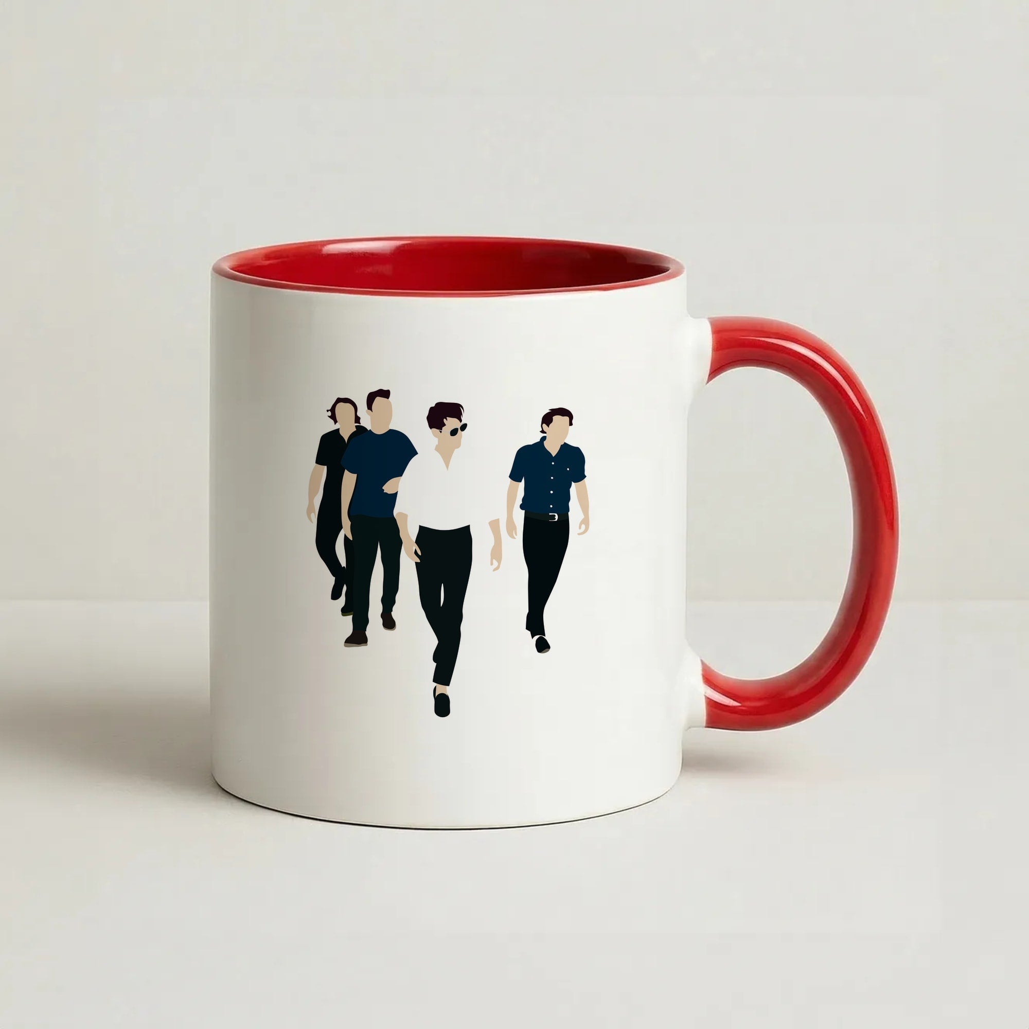 Walking Coffee Red Mug