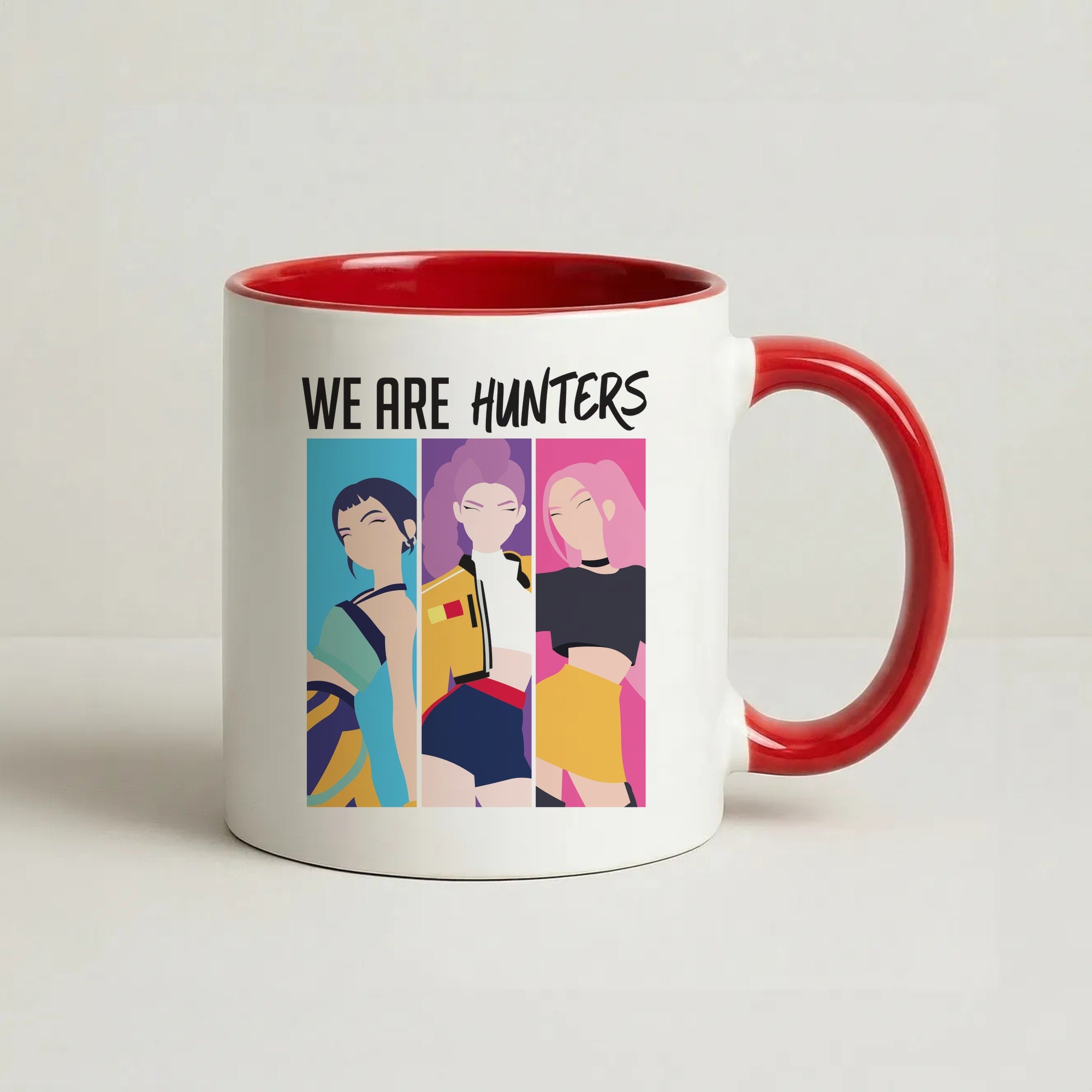 We Are Hunters Coffee Red Mug