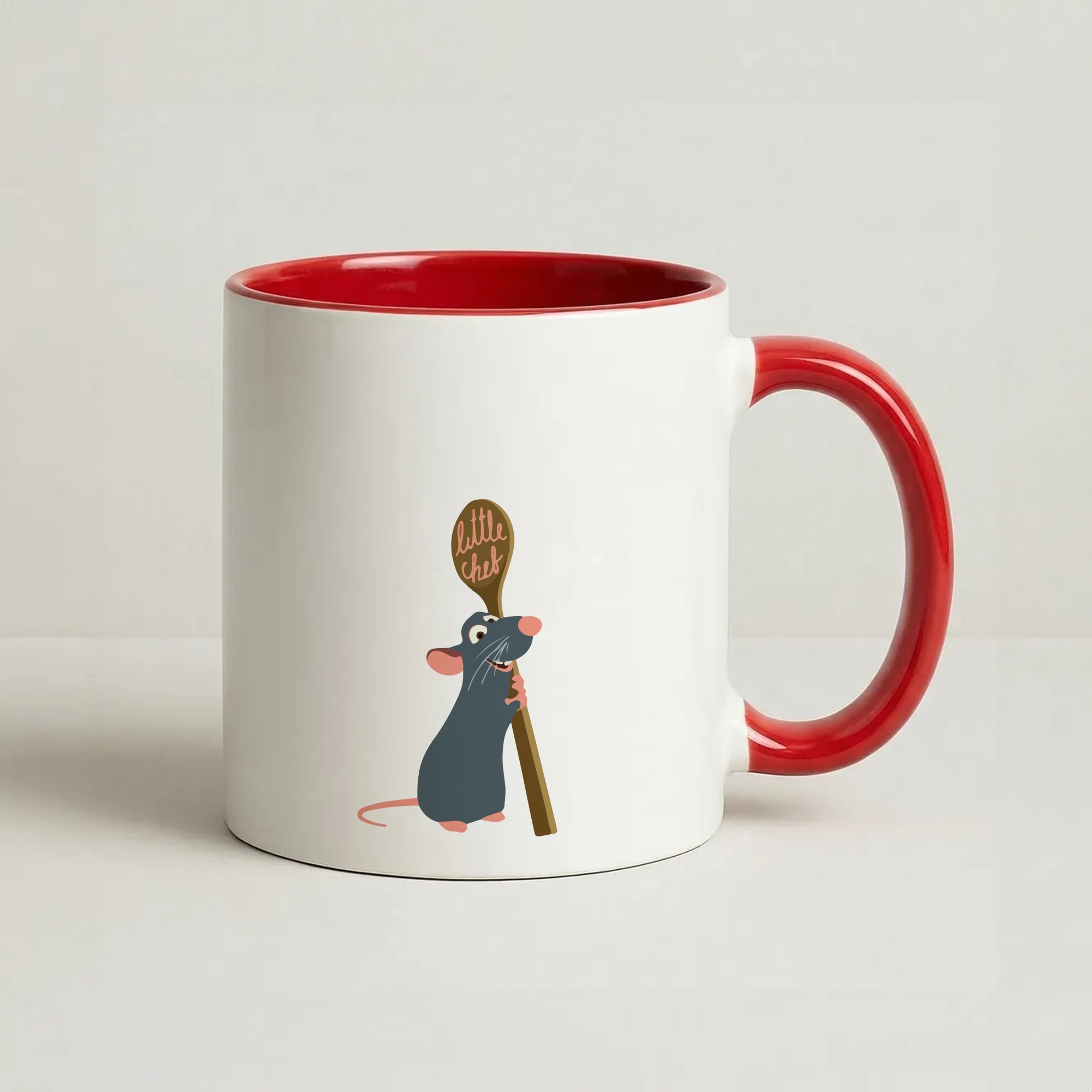 Chef Rat Coffee Red Mug