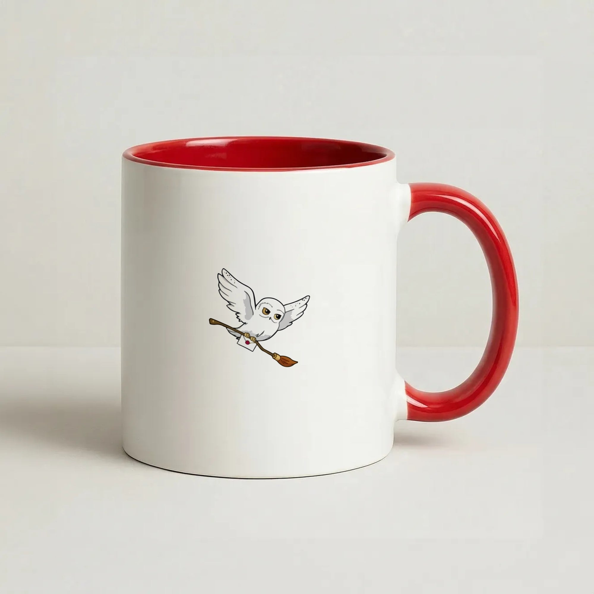 Messenger Owl Hedwig Coffee Red Mug