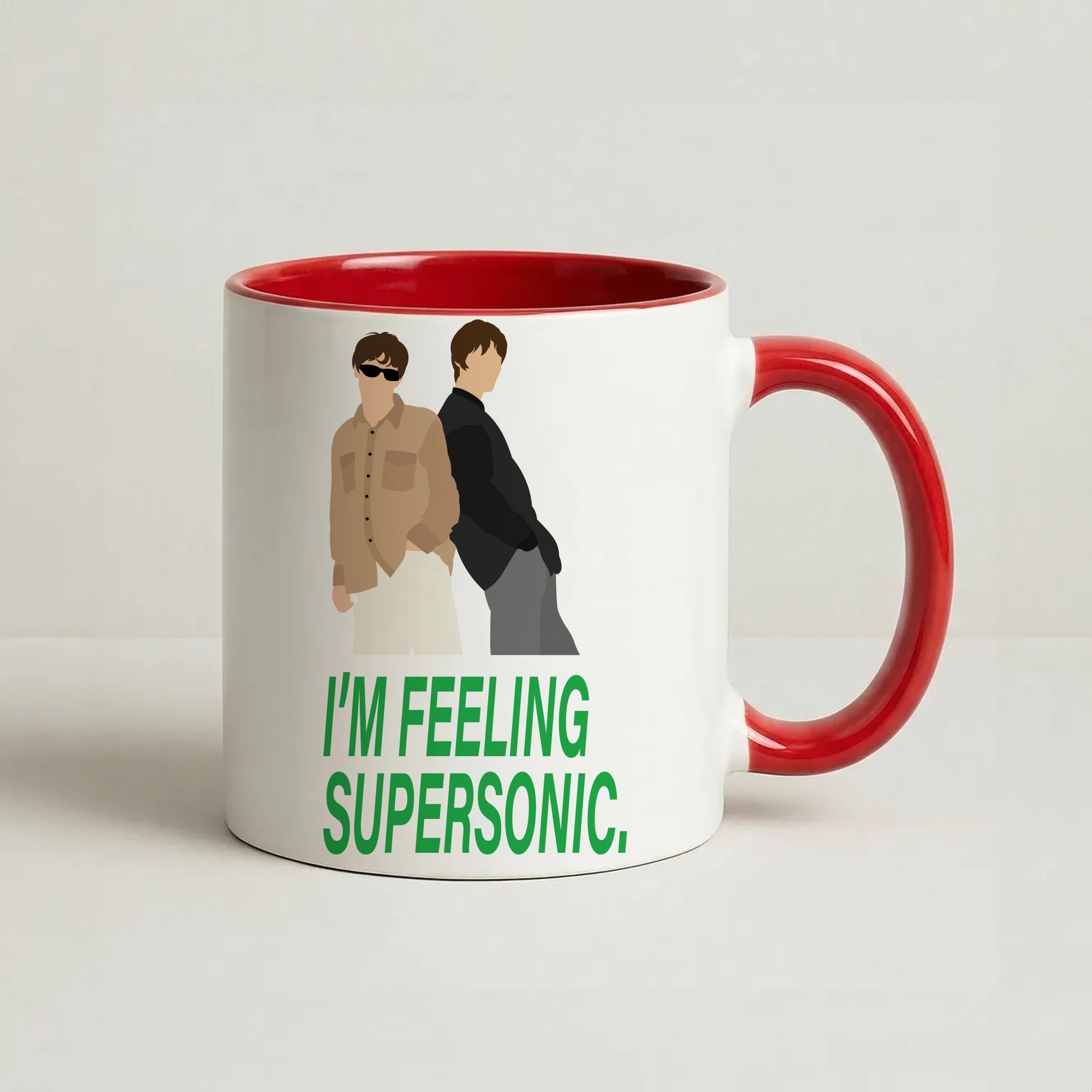 I'm Feeling Supersonic Coffee Red Mug