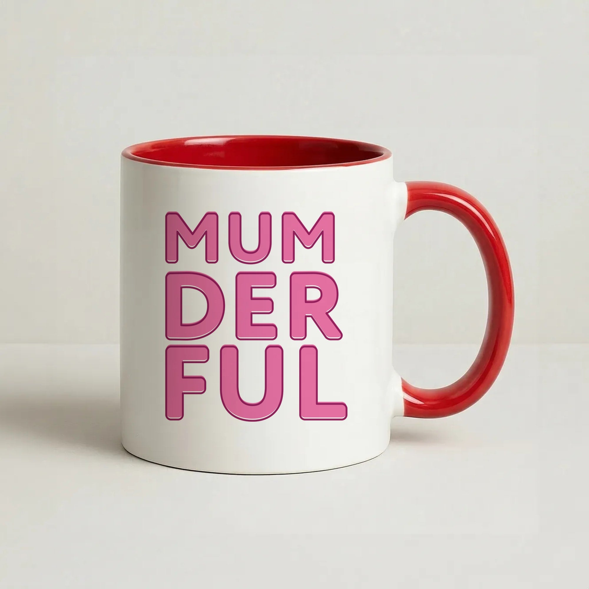 Mumderful Coffee Red Mug