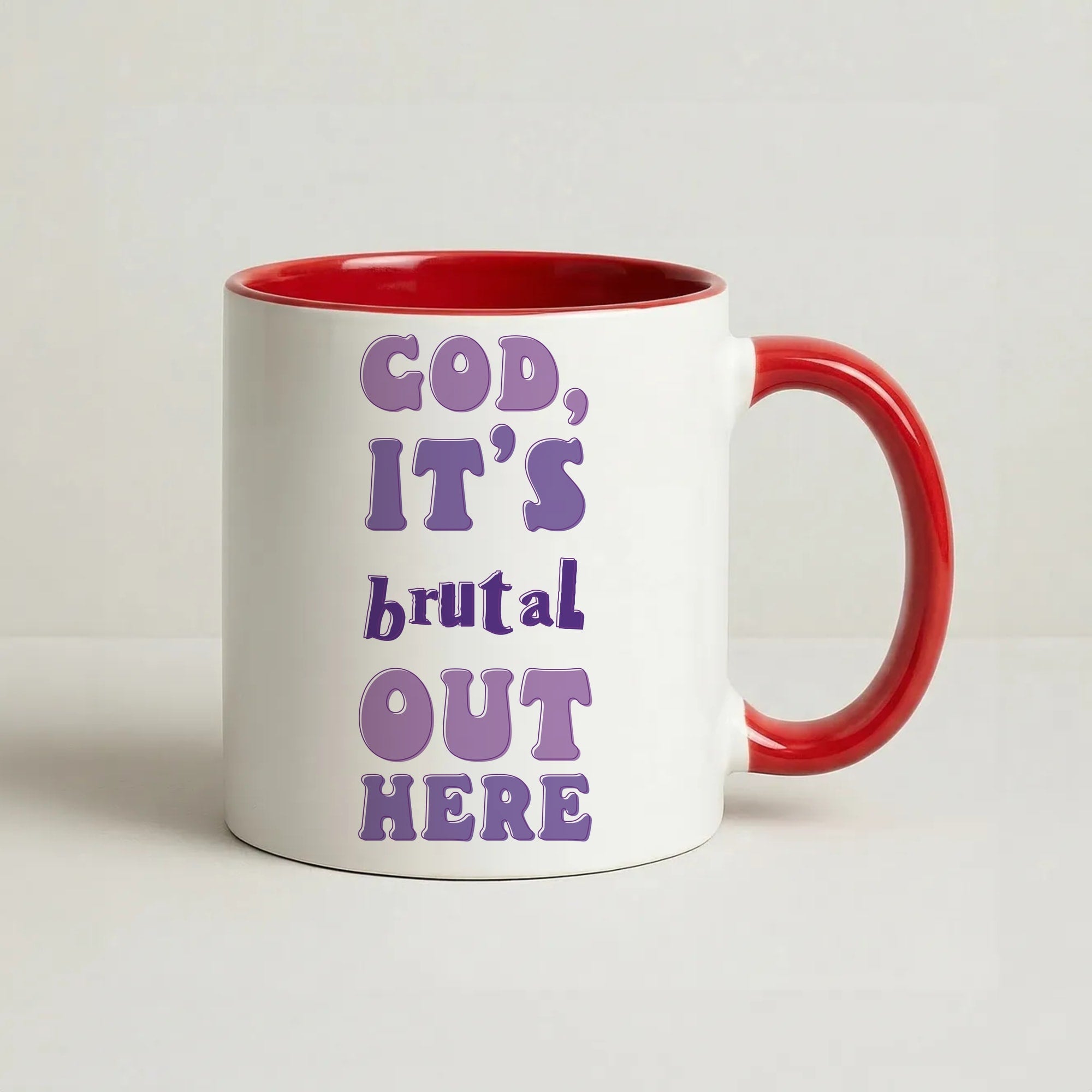 Brutal - Olivia Coffee Red Mug