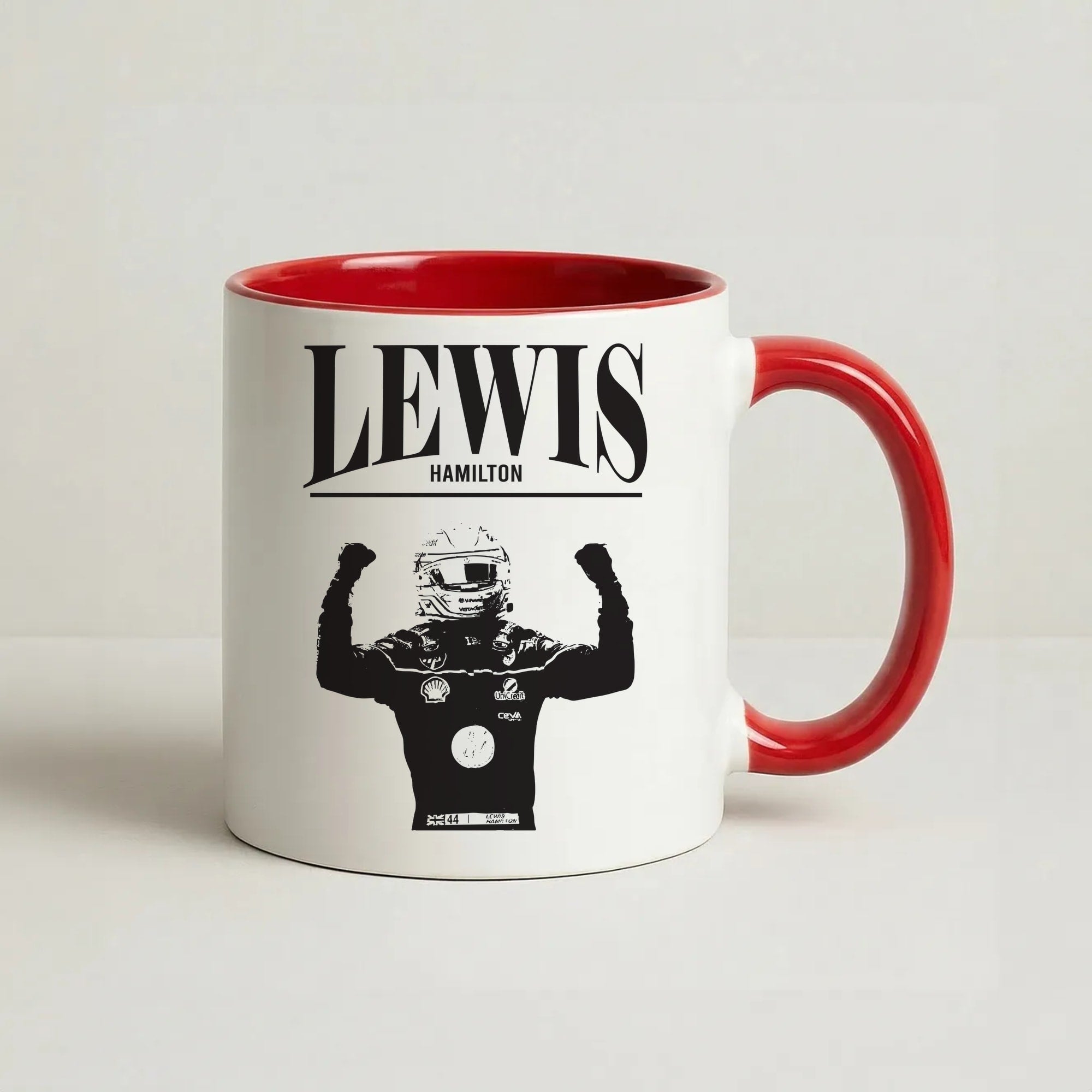 Lewis Red And Gold Coffee Red Mug