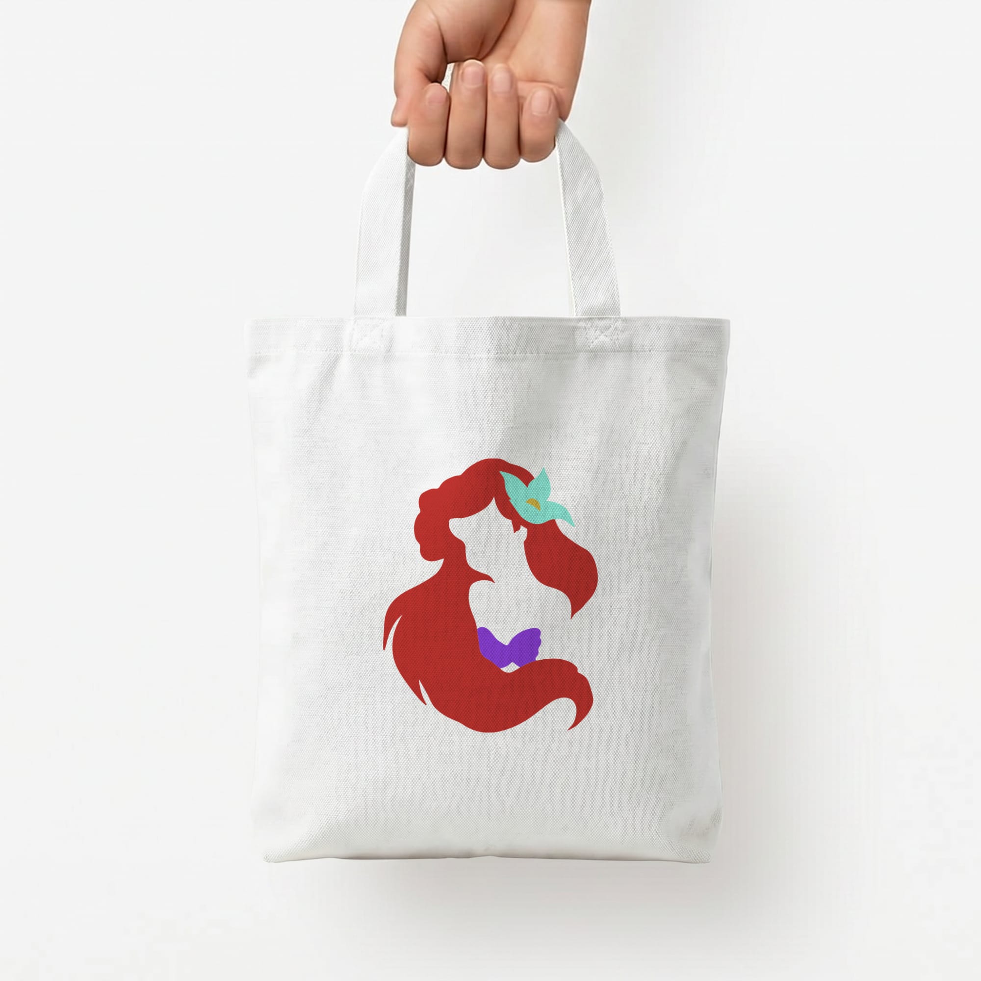 Ariel Tote Bag — White / Small