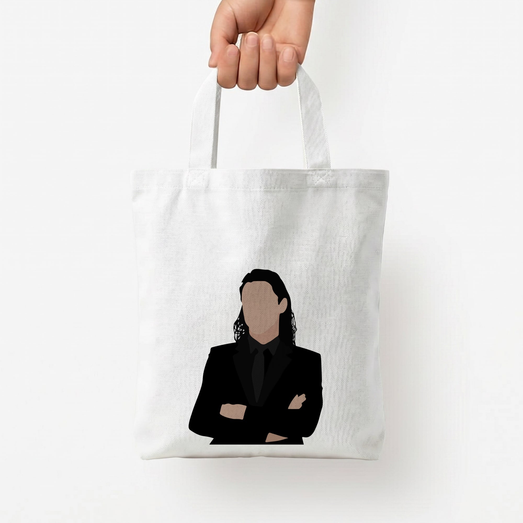 Loki Tote Bag — White / Small
