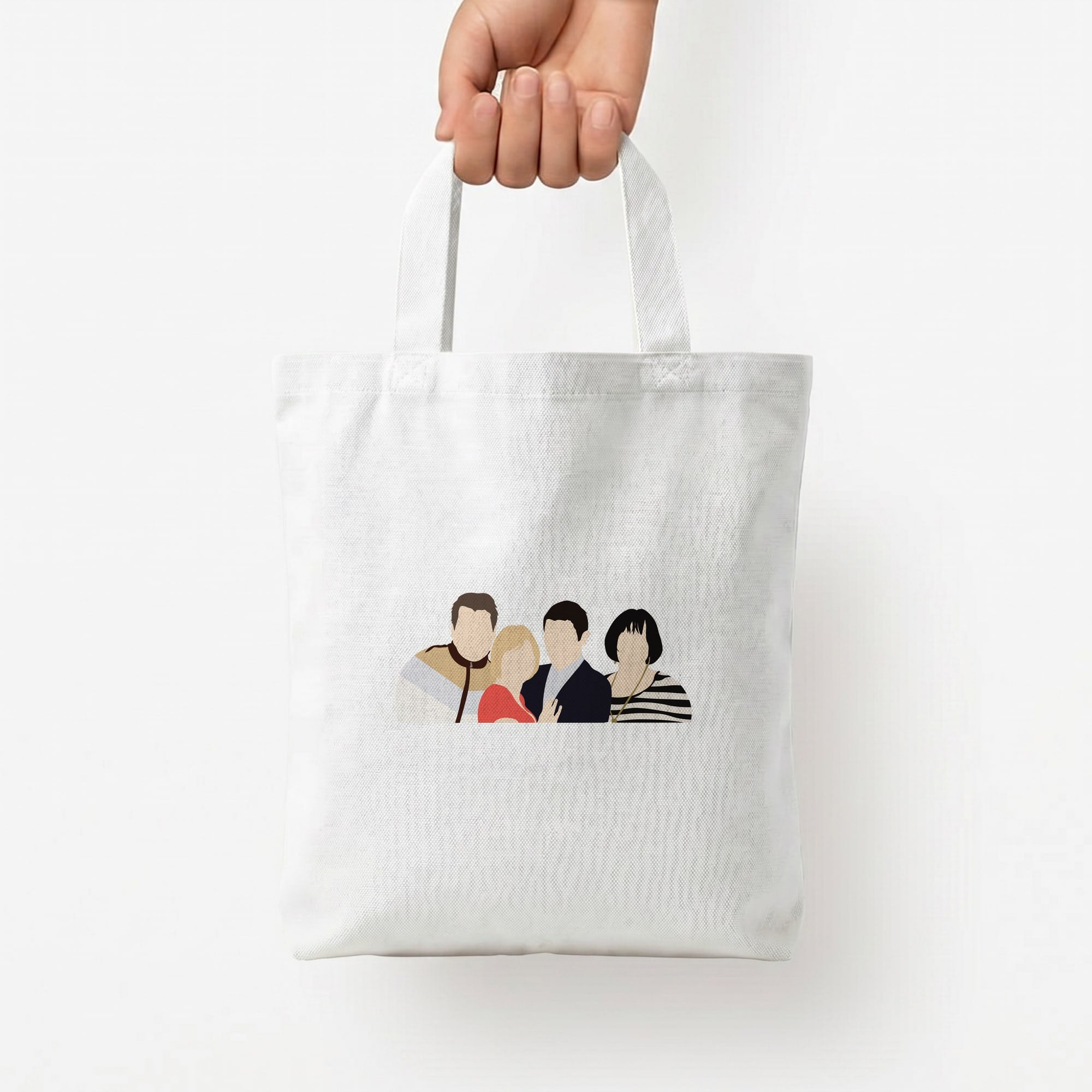 Cast Tote Bag — White / Small