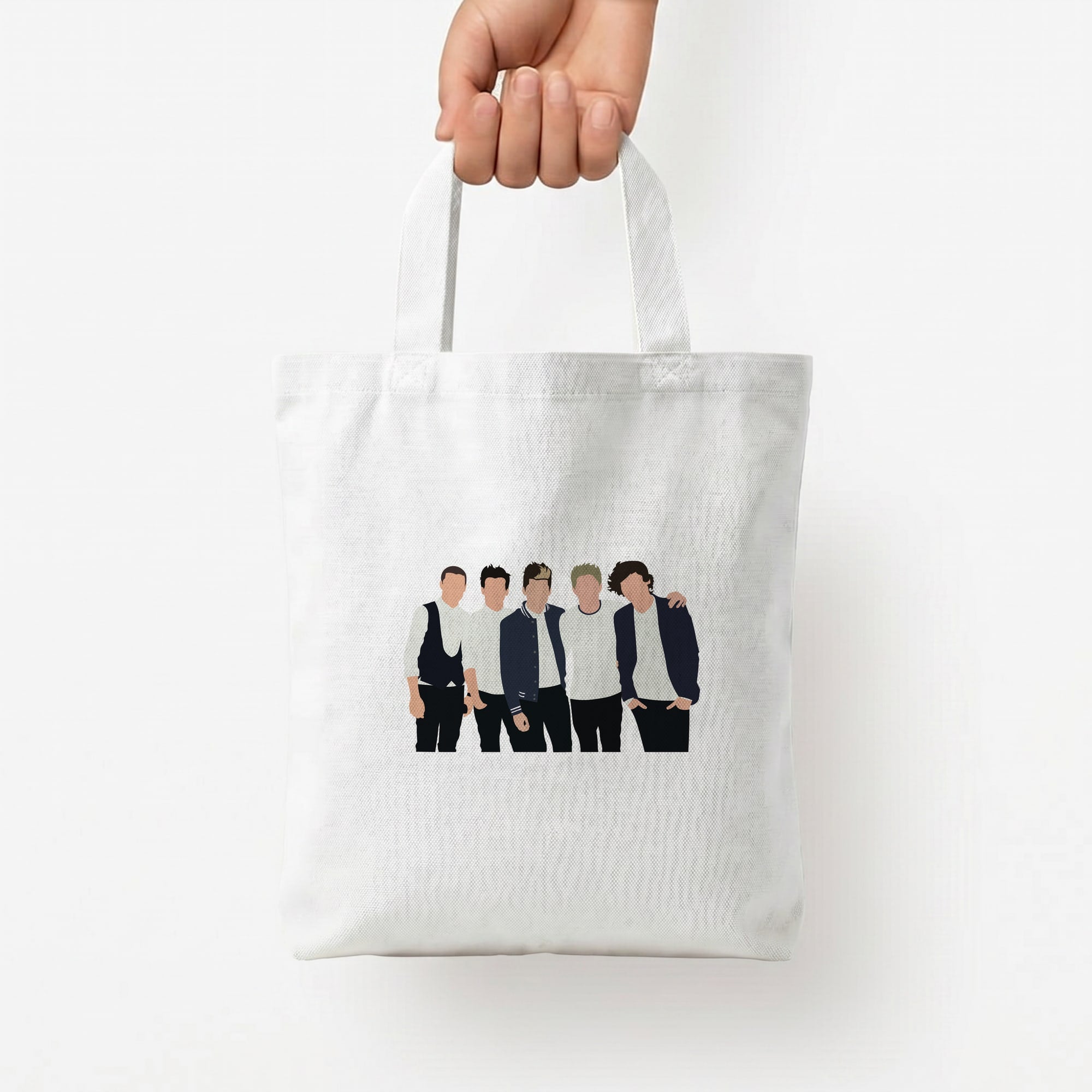Old Members Tote Bag — White / Small
