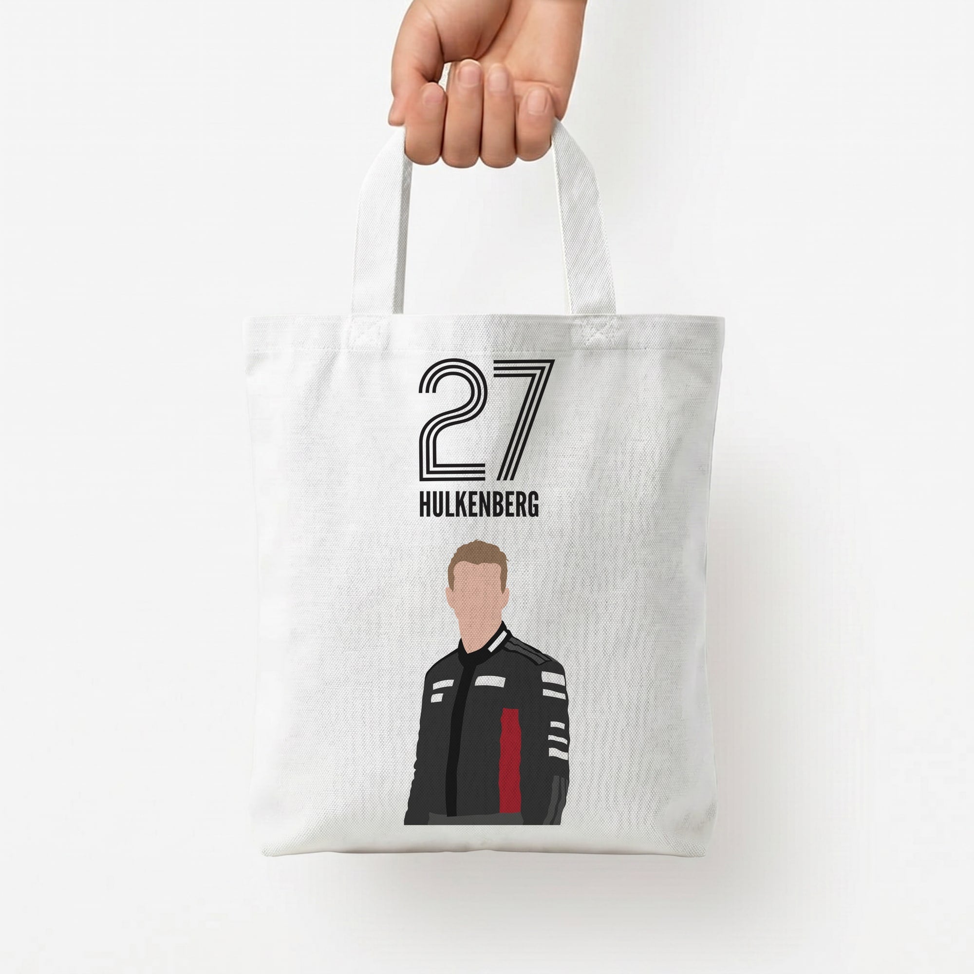 Hulkenberg 2026 Tote Bag — White / Small
