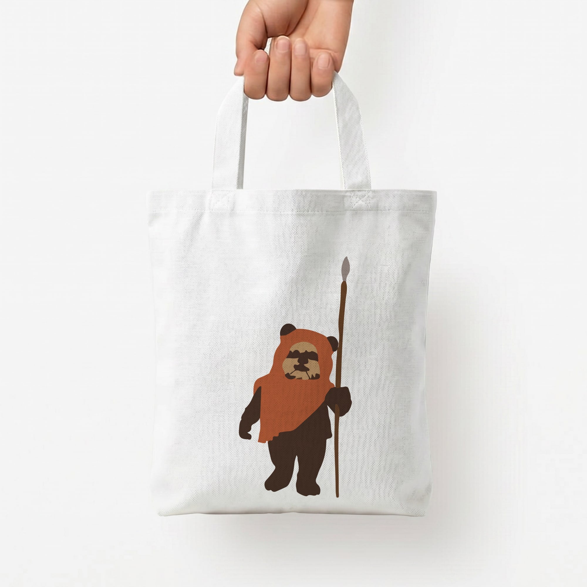 Ewok Tote Bag — White / Small