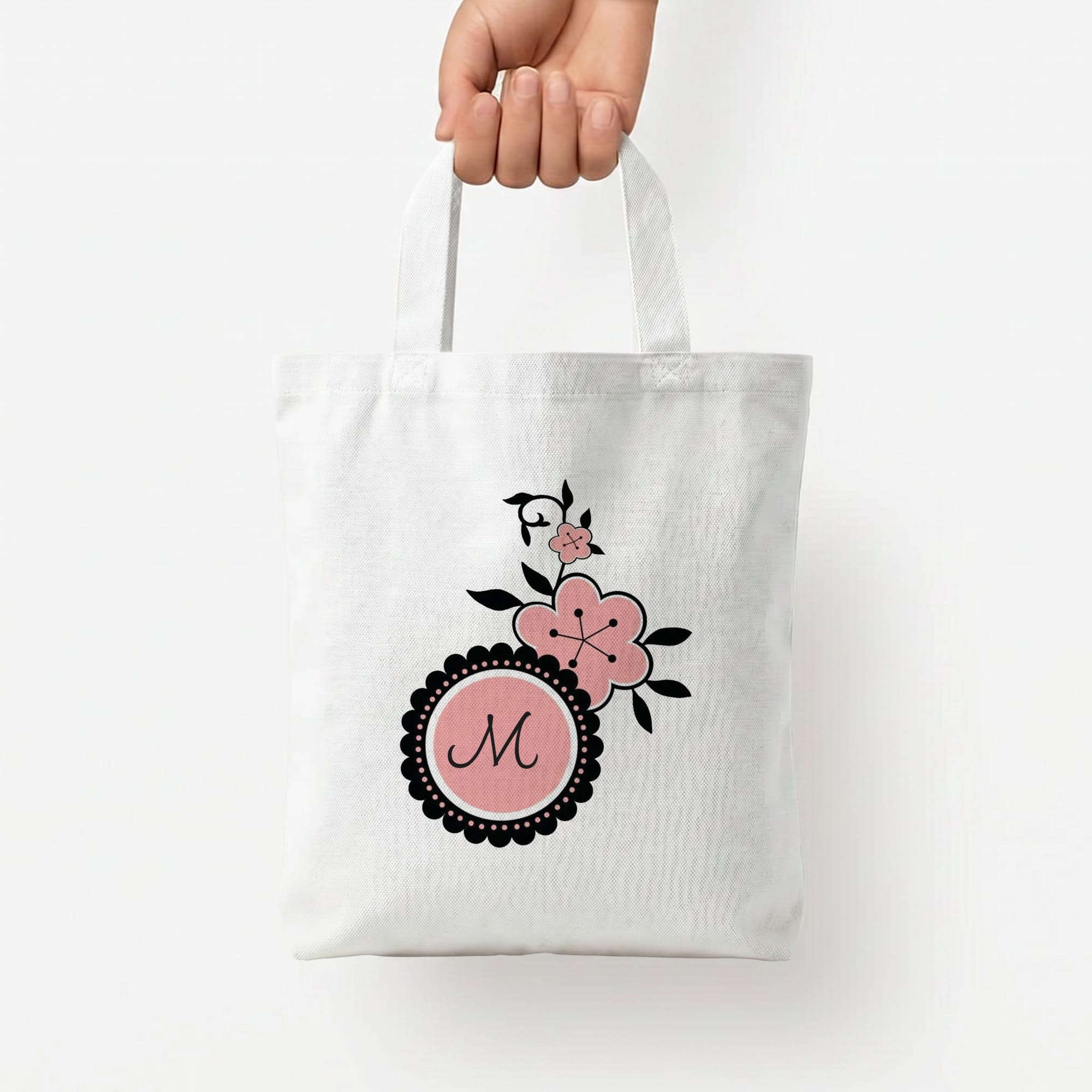 Marinette Tote Bag — White / Small