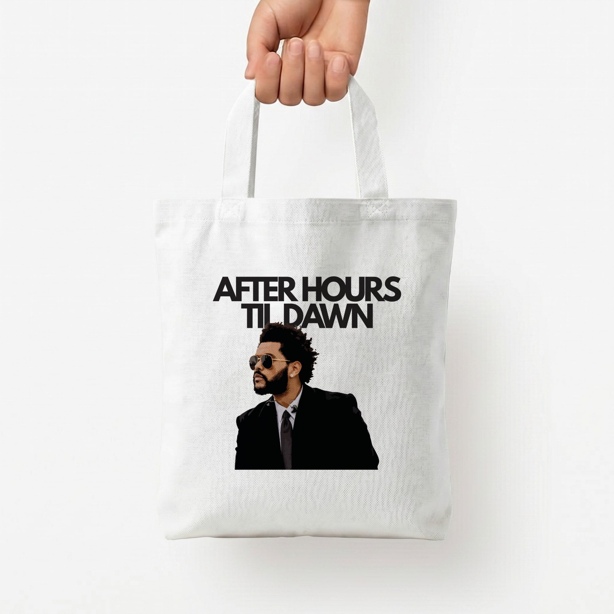 AHTD Singer Tote Bag — White / Small