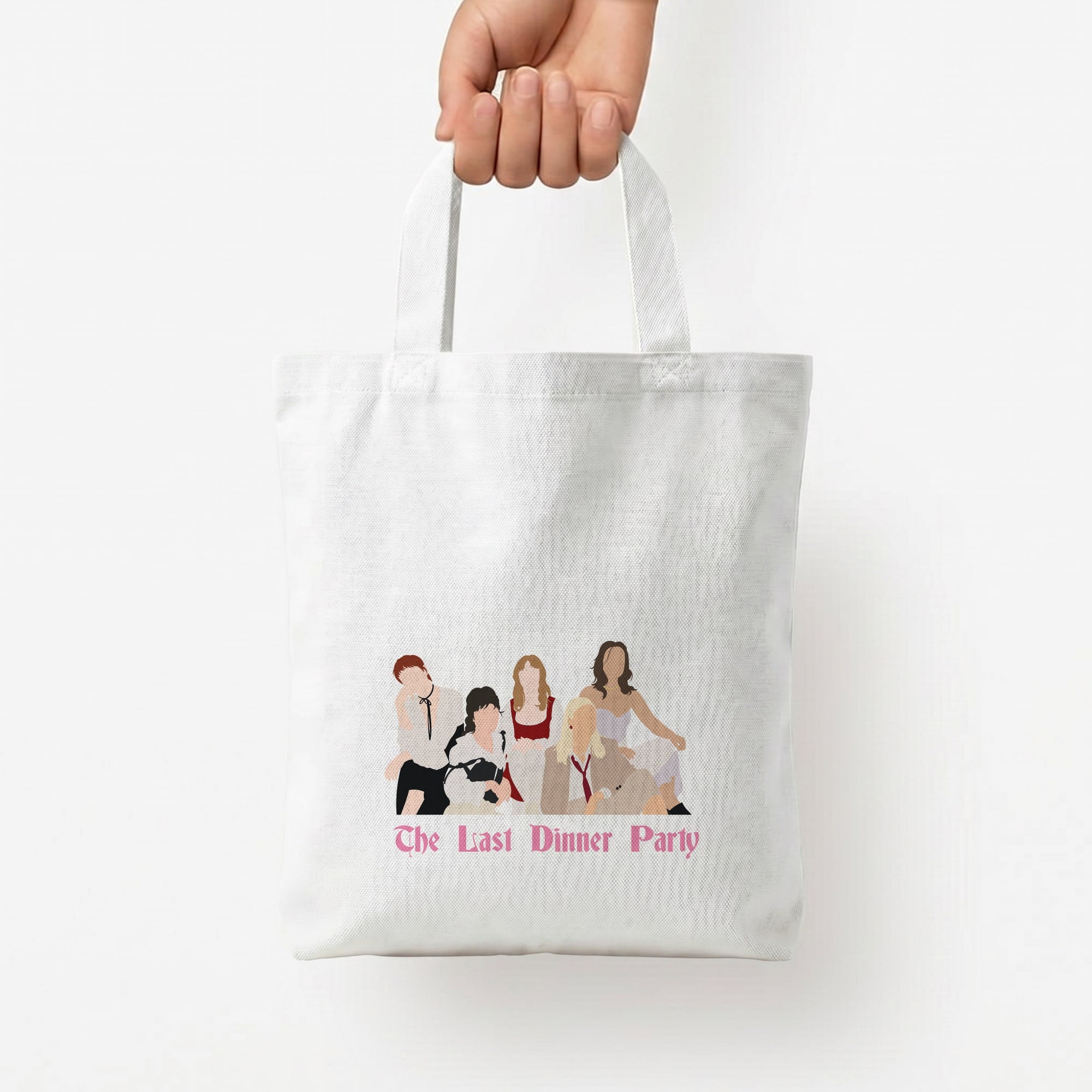 The Last Dinner Party - Festival Tote Bag — White / Small