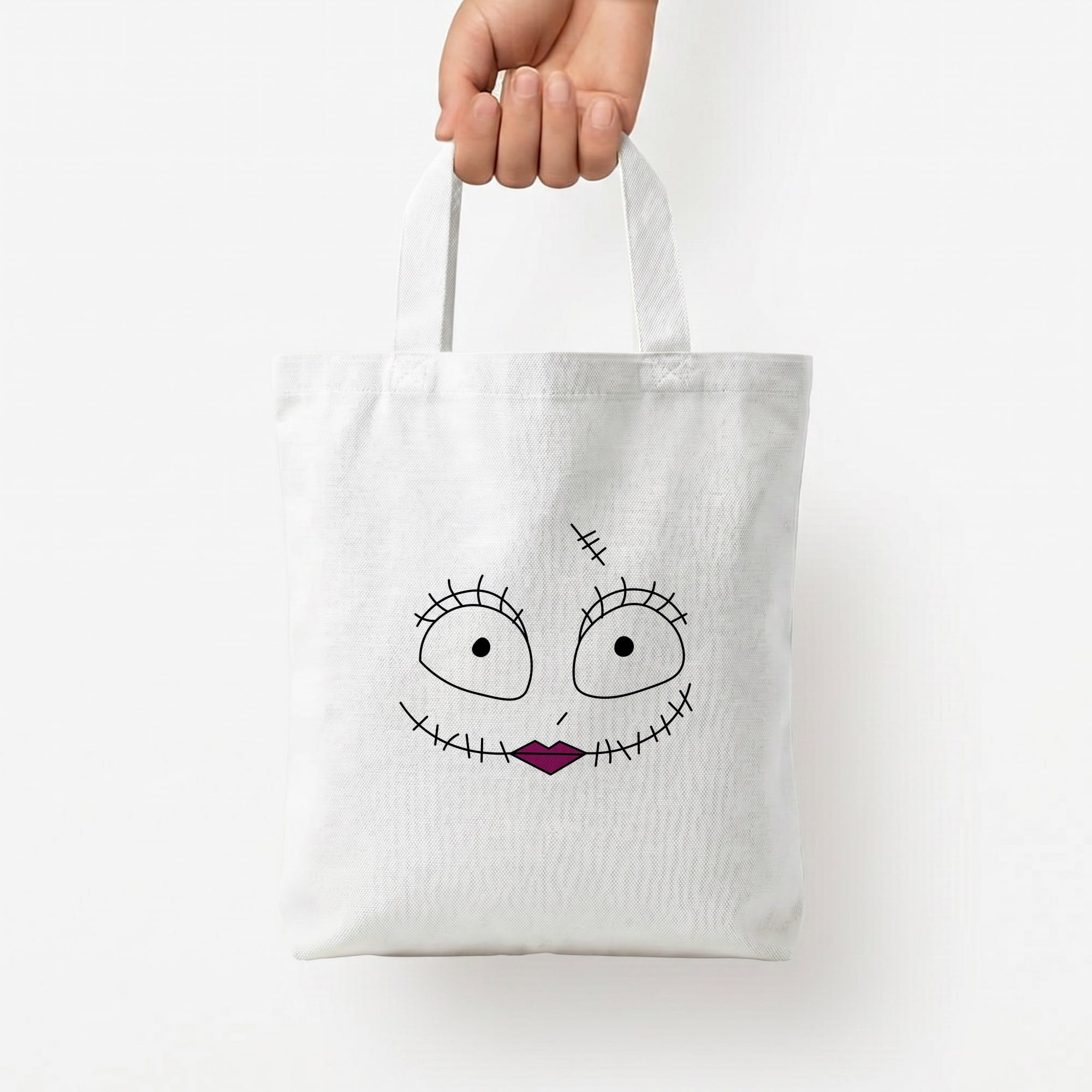Sally Face - TNBC Tote Bag — White / Small