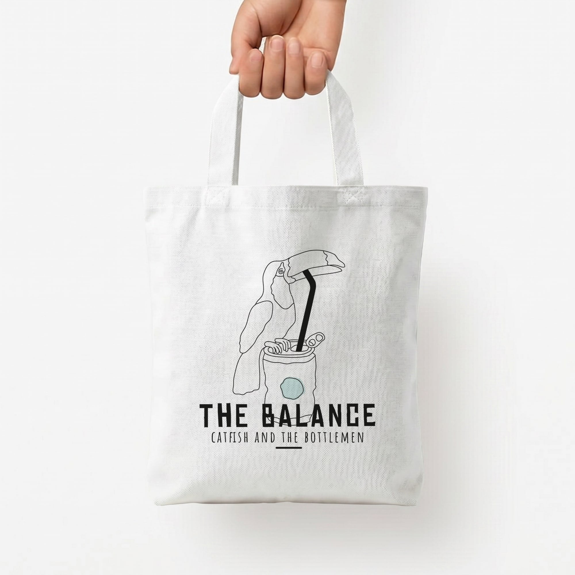 The Balance Tote Bag — White / Small