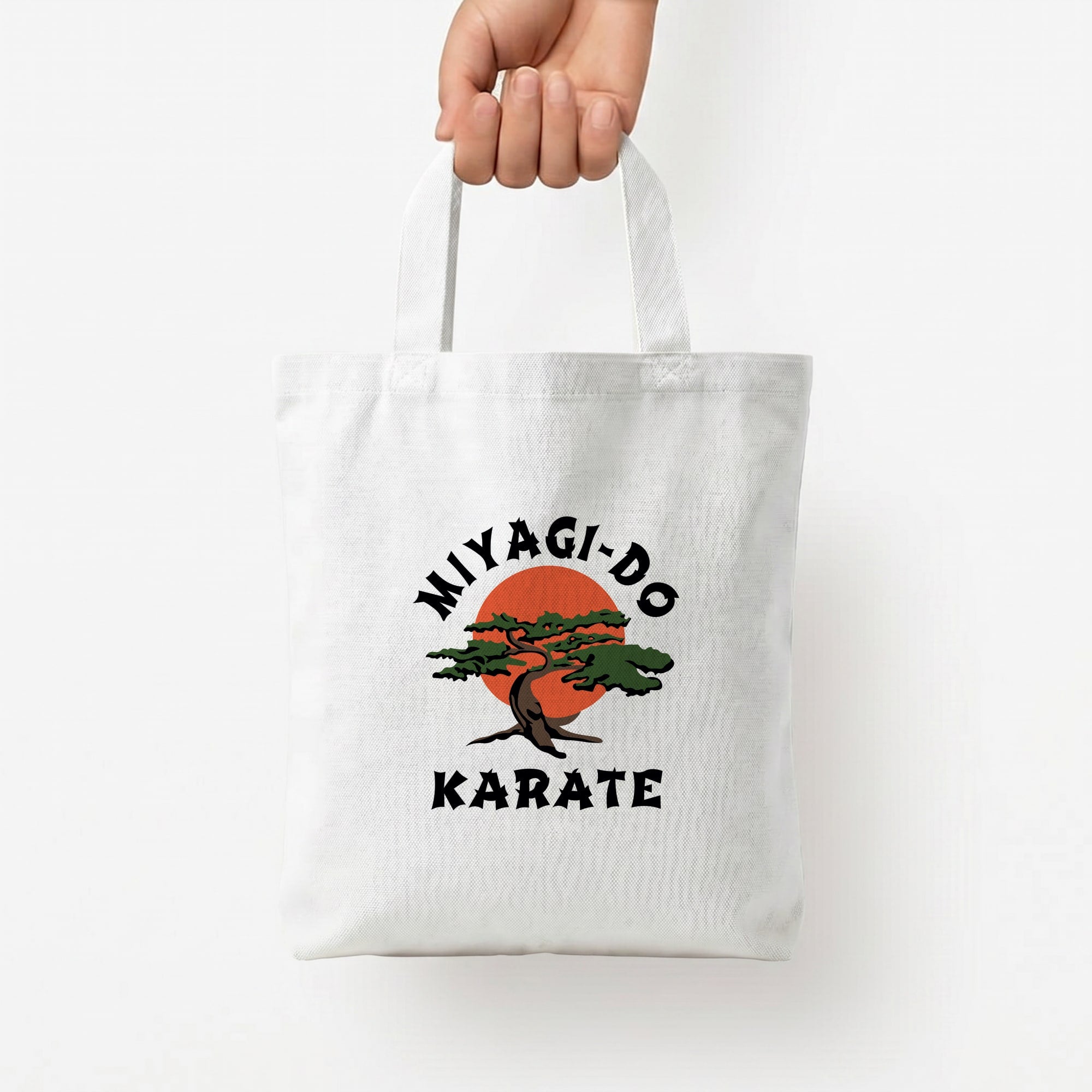 Miyagi-do Karate - C Kai Tote Bag — White / Small