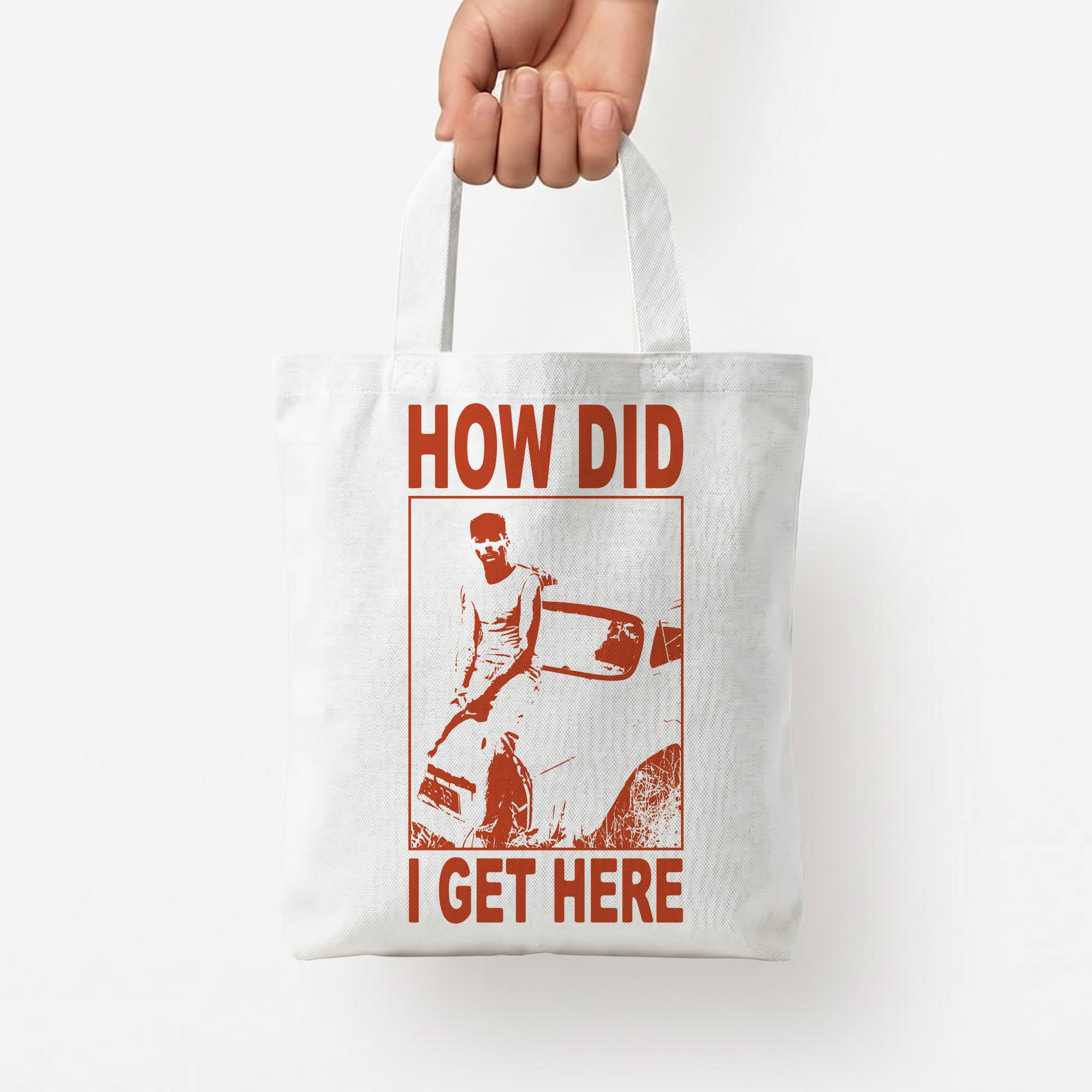 HDIGH Poster Tote Bag — White / Small