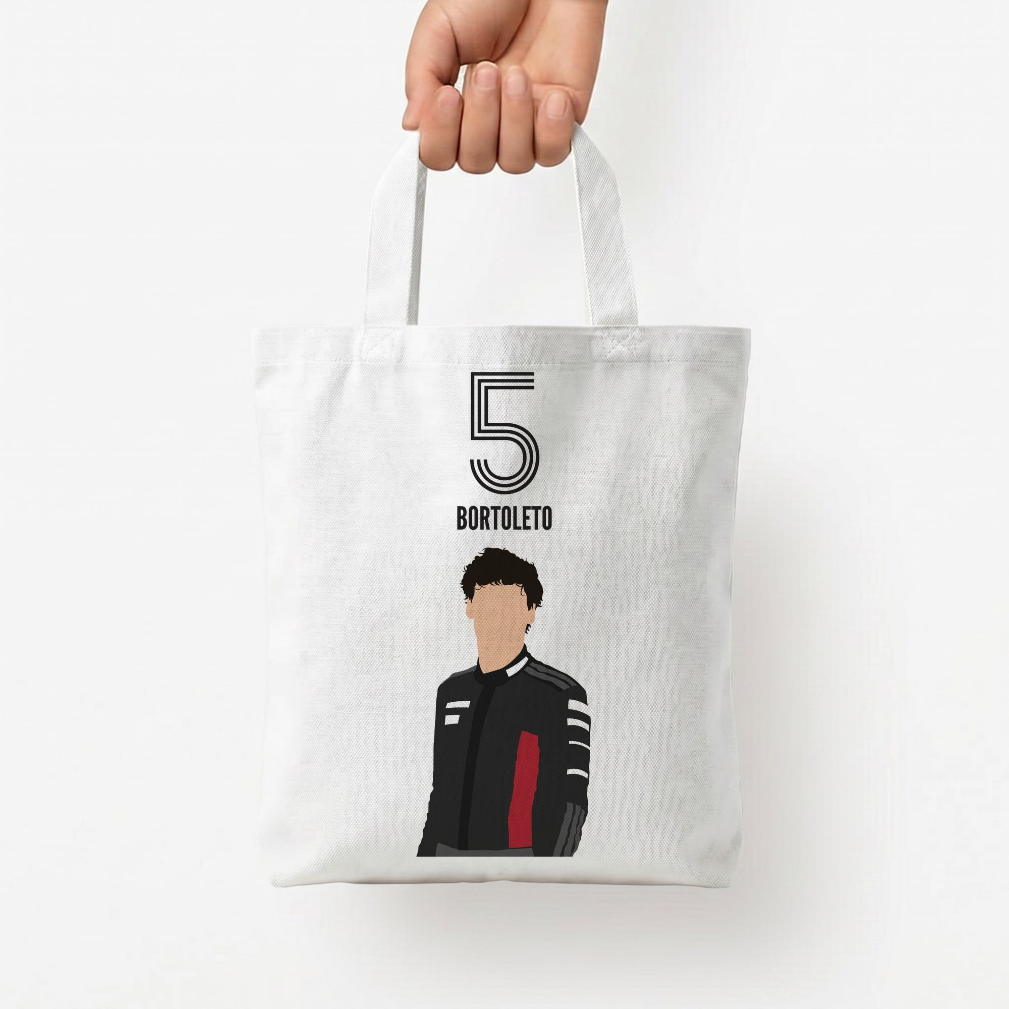 Bortoleto 2026 Tote Bag — White / Small