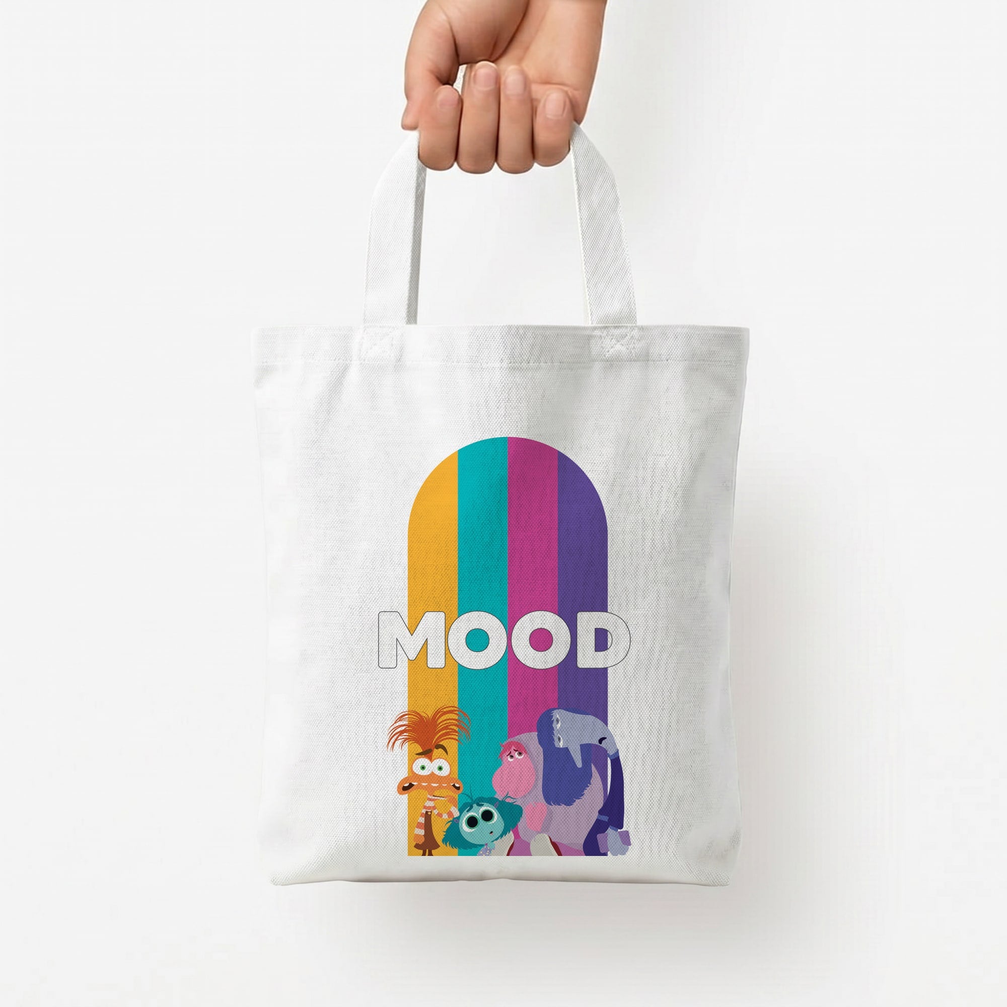 Mood - Inside Out Tote Bag — White / Small