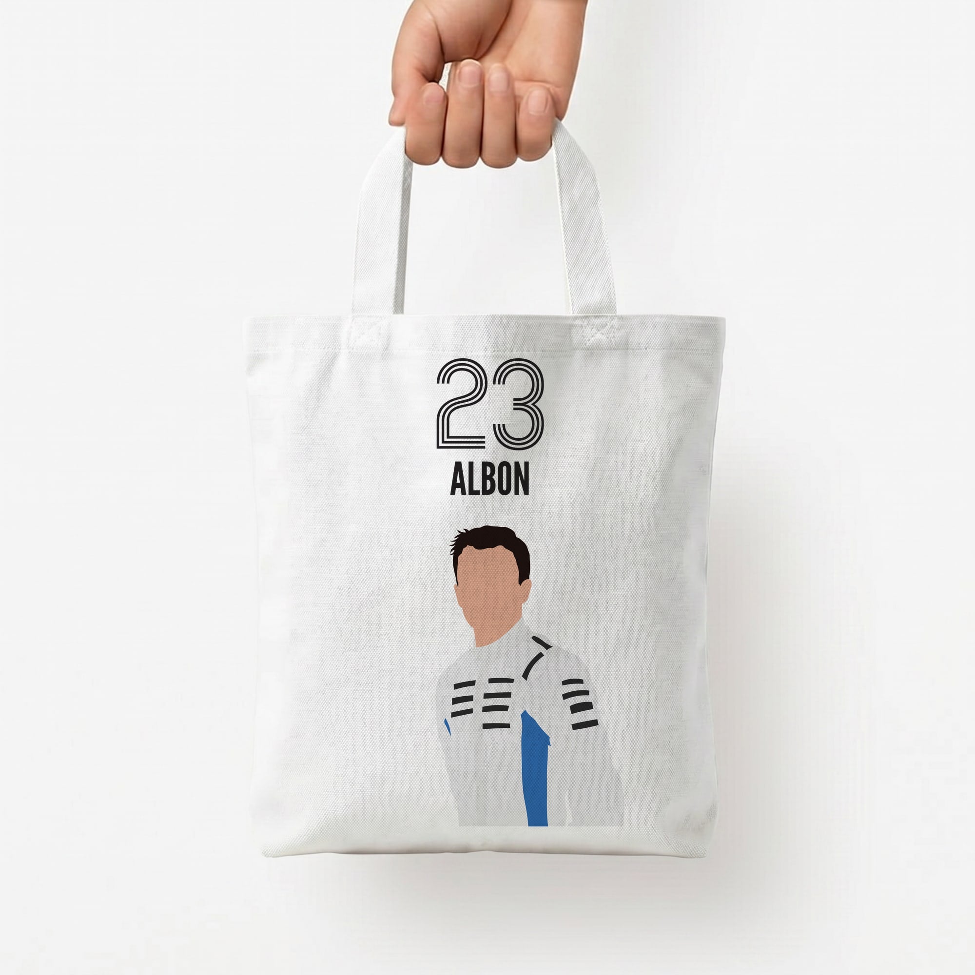 Albon 2026 Tote Bag — White / Small