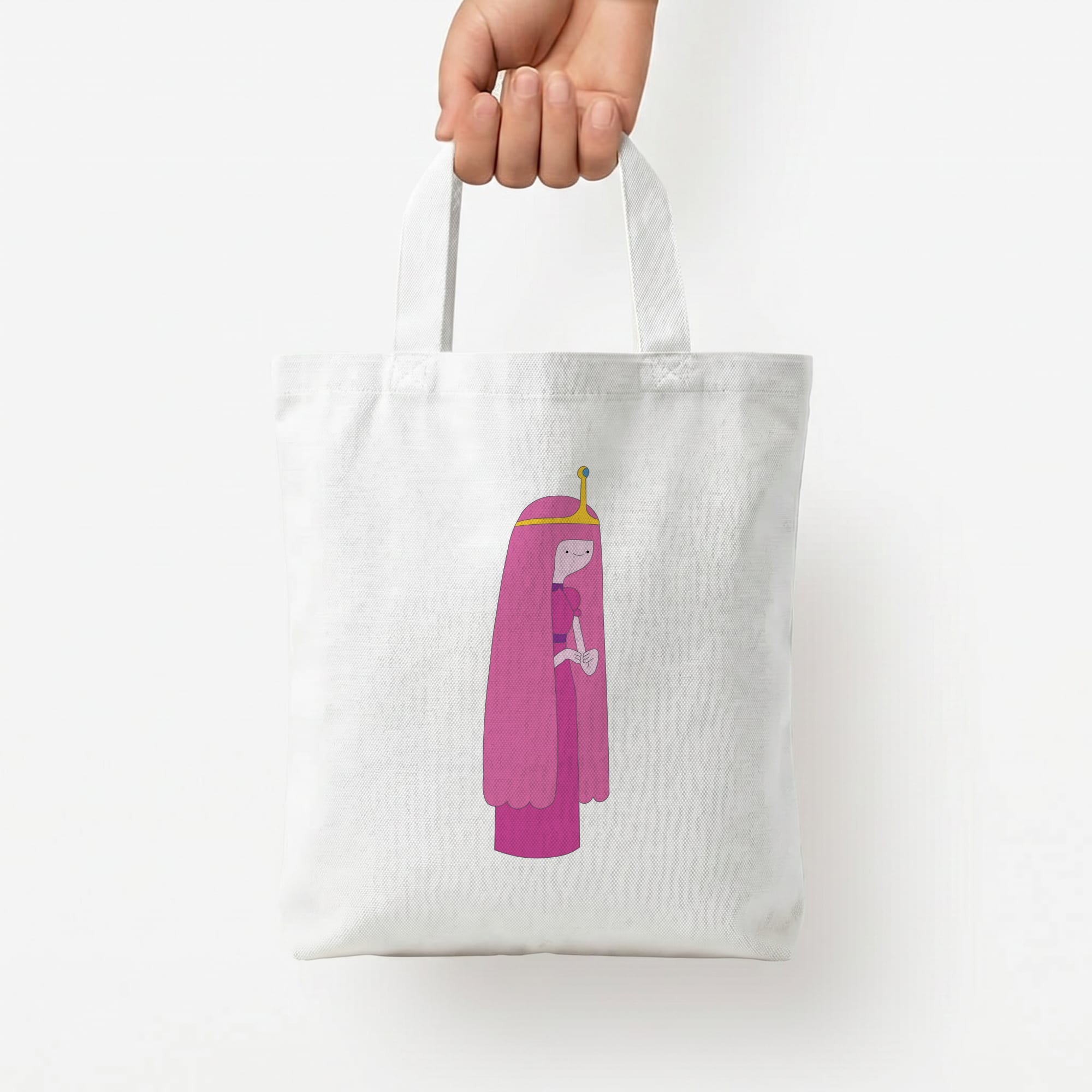 Bubblegum Tote Bag — White / Small