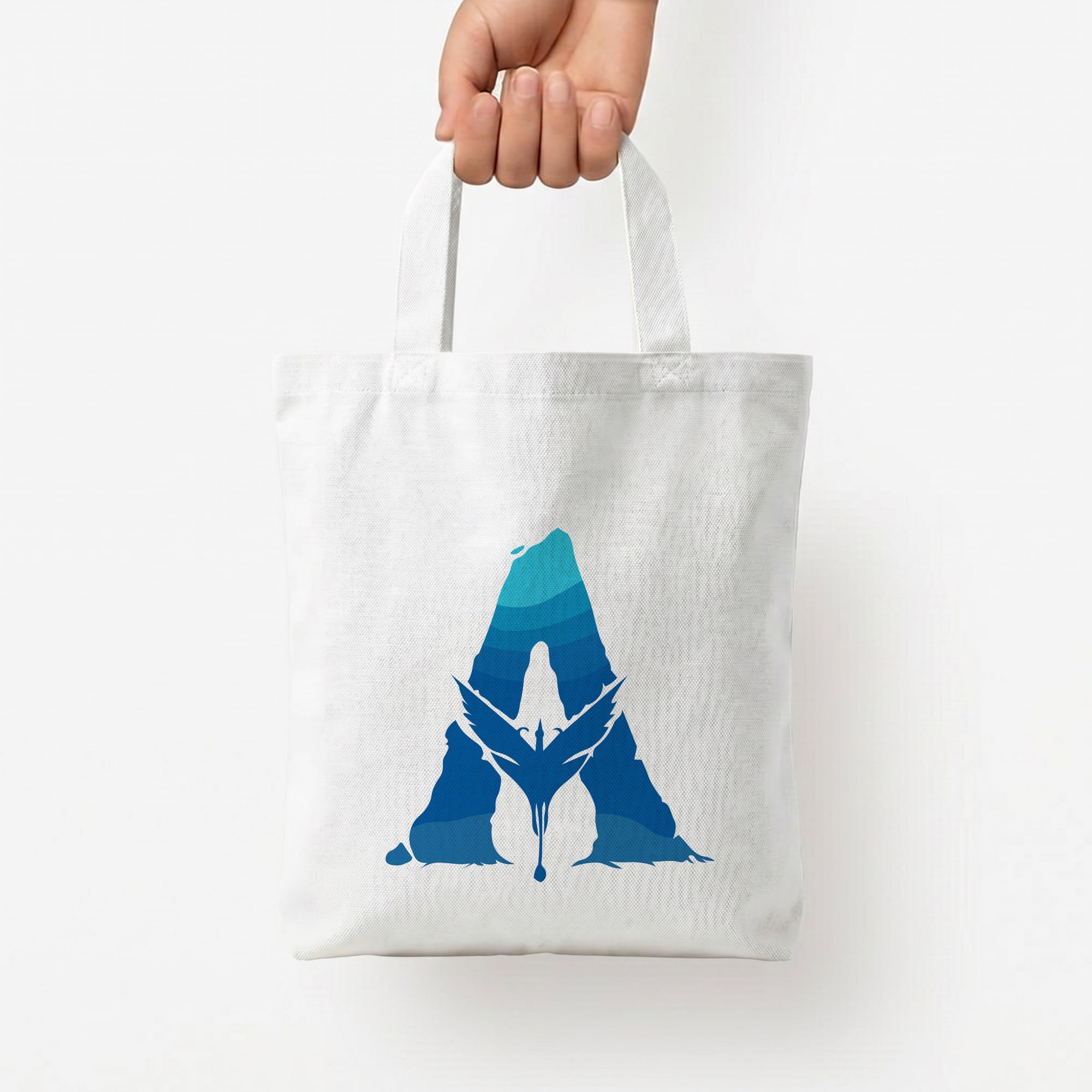 Alien World Logo Tote Bag — White / Small