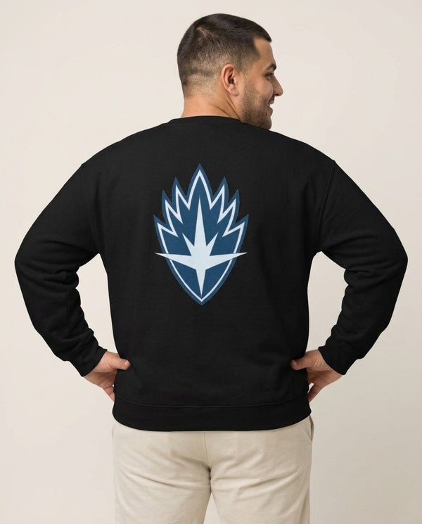 Symbol - GOTG Sweatshirt — Black Back, worn