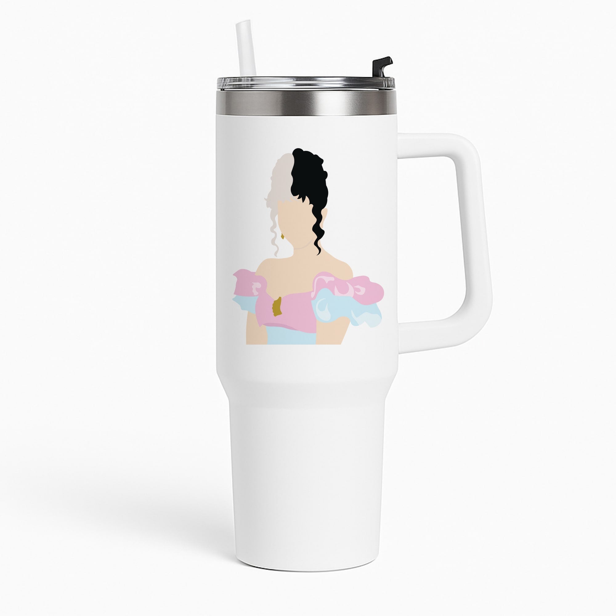 Blue And Pink Dress Tumbler