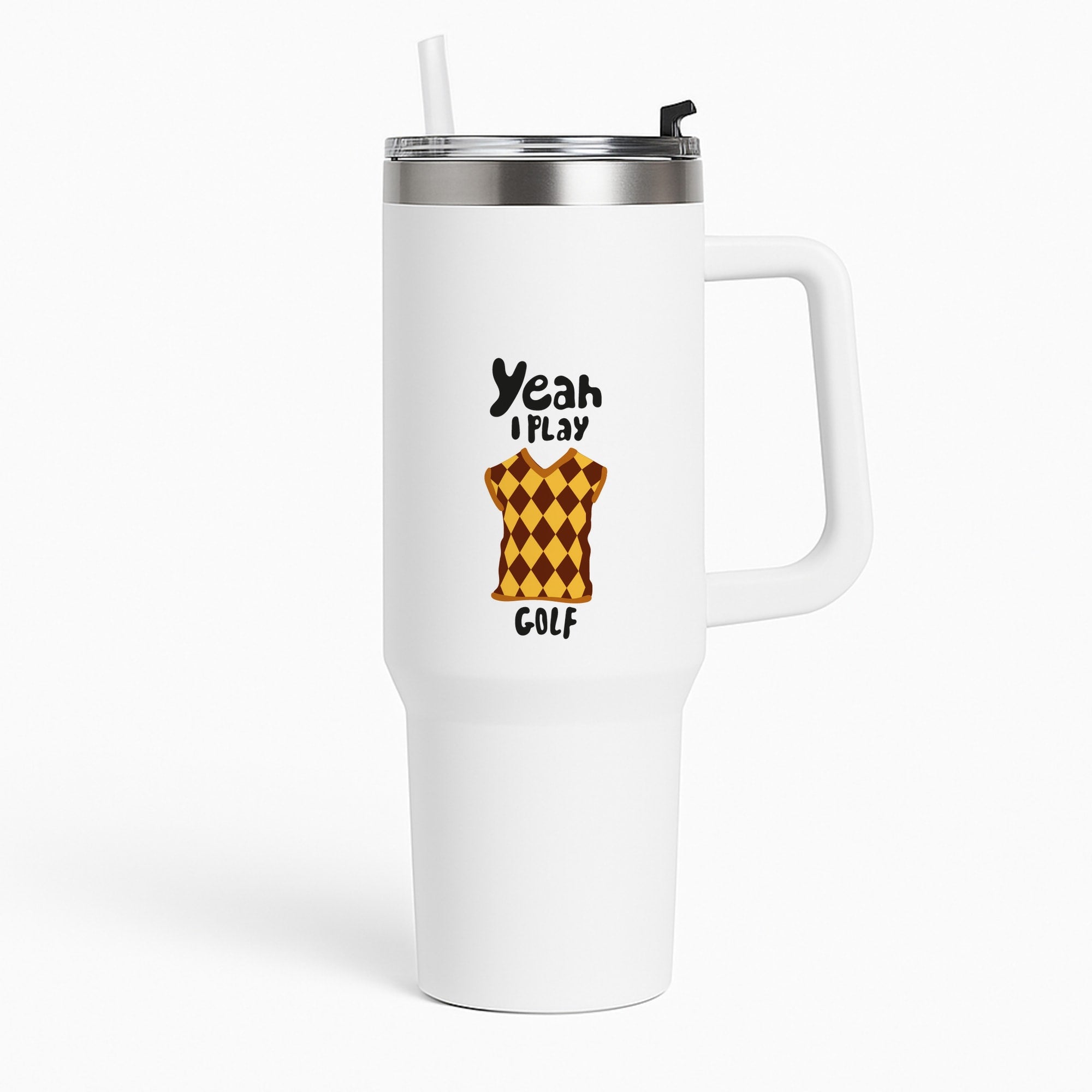 Yeah I play golf - Golf Tumbler
