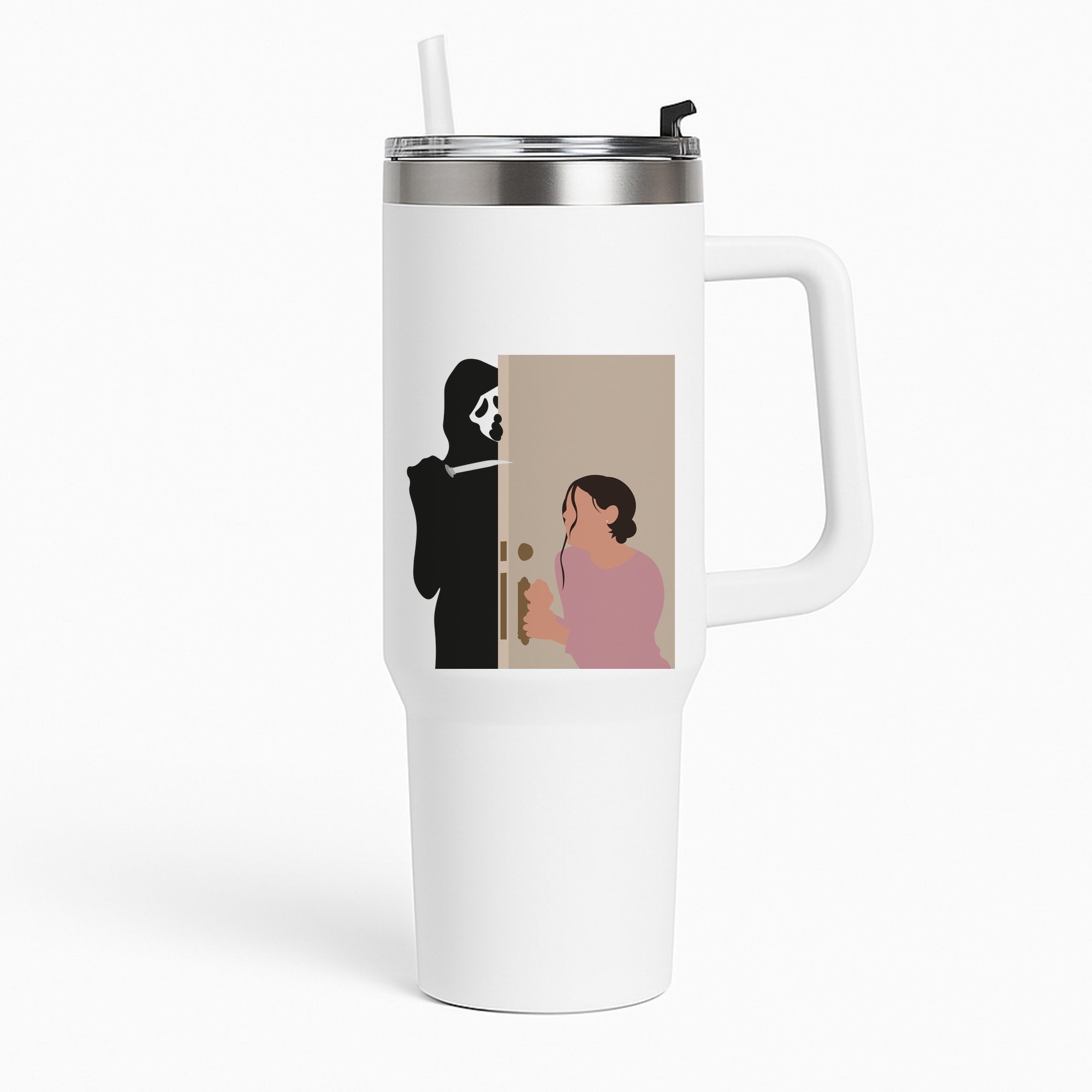 Tara And Ghostface - Scream Tumbler