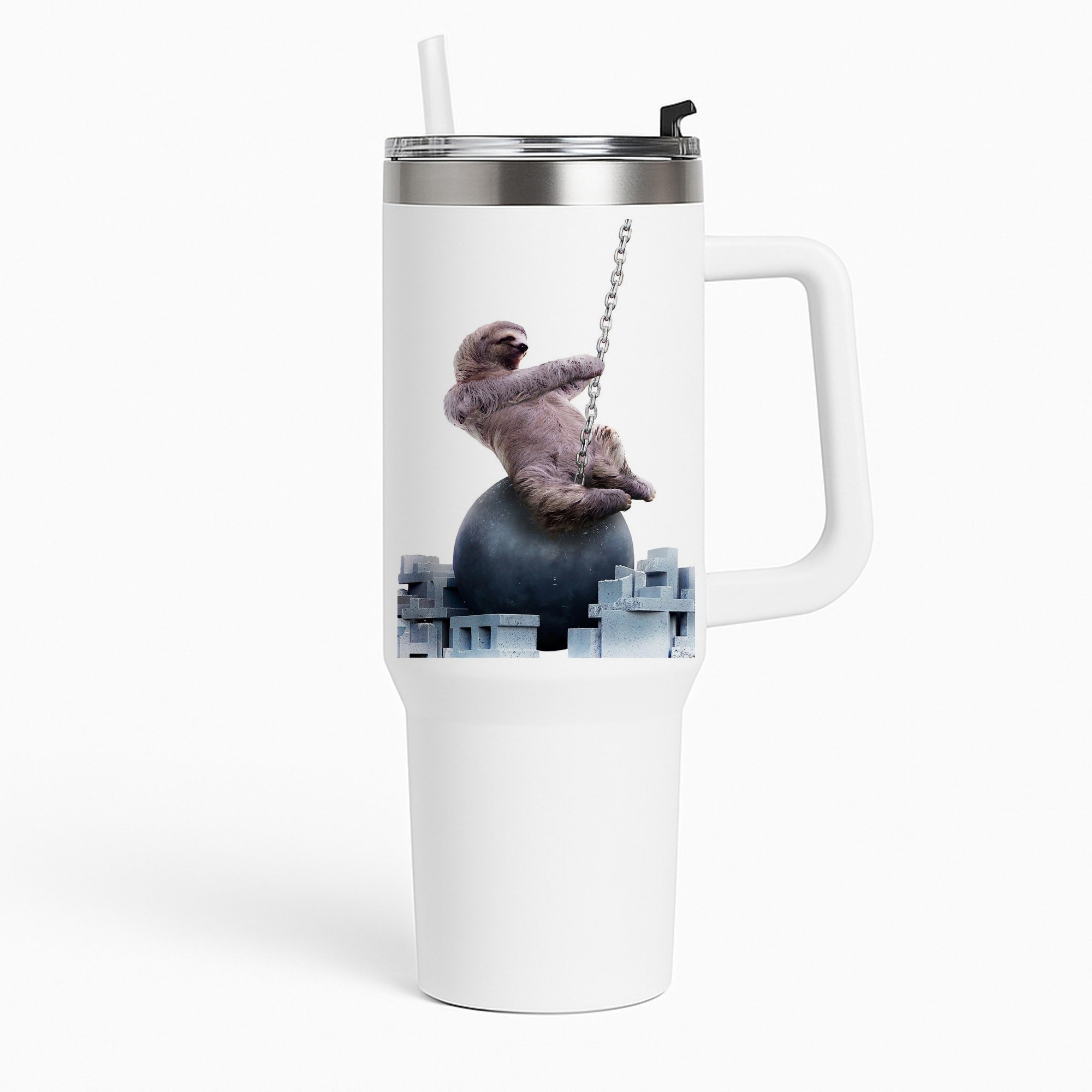 Wrecking Ball Sloth Tumbler