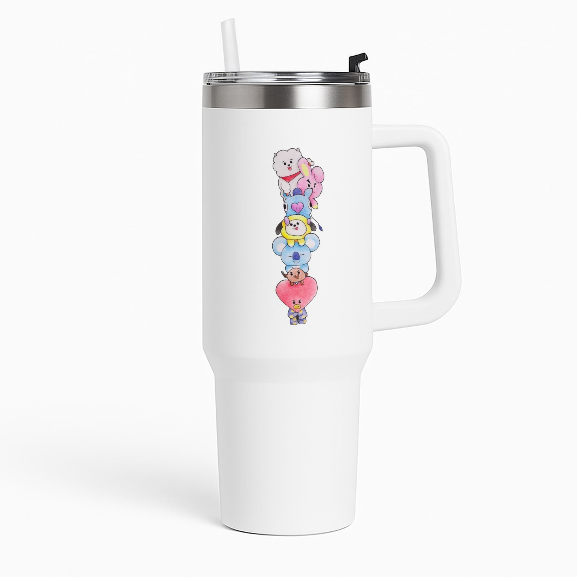 K-Pop Band BT21 Drawing Tumbler