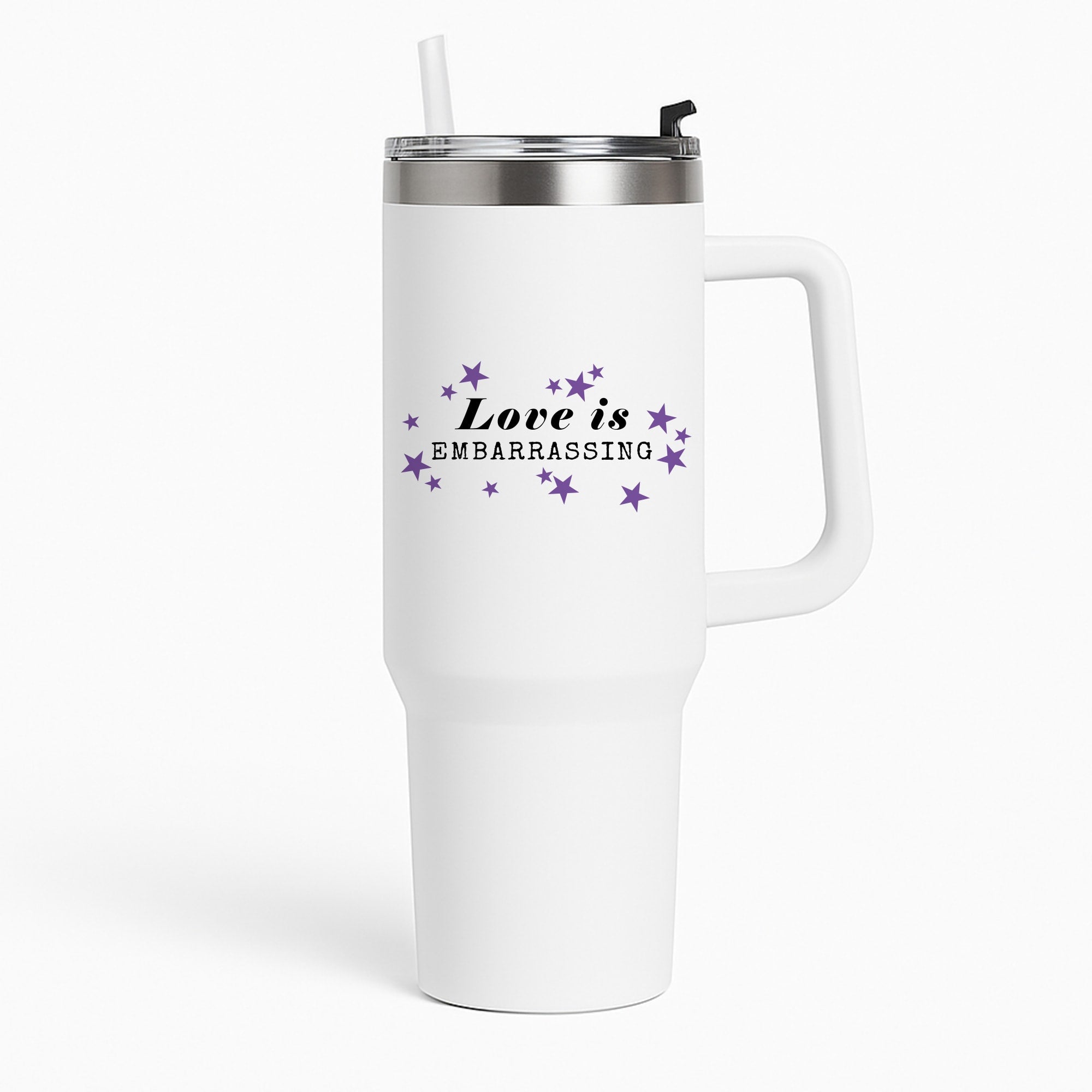Love Is Embarrassing Note Tumbler