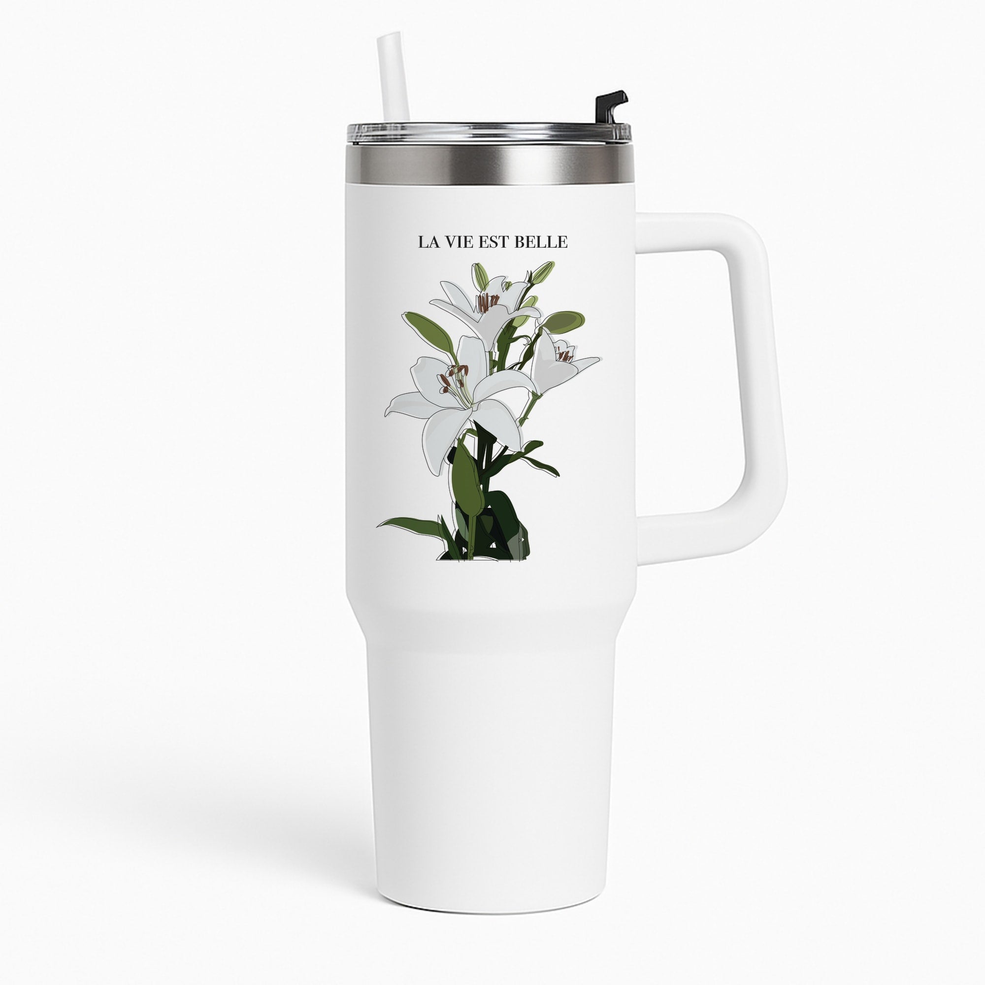 La Vie Est Belle - Clean Girl Aesthetic Tumbler