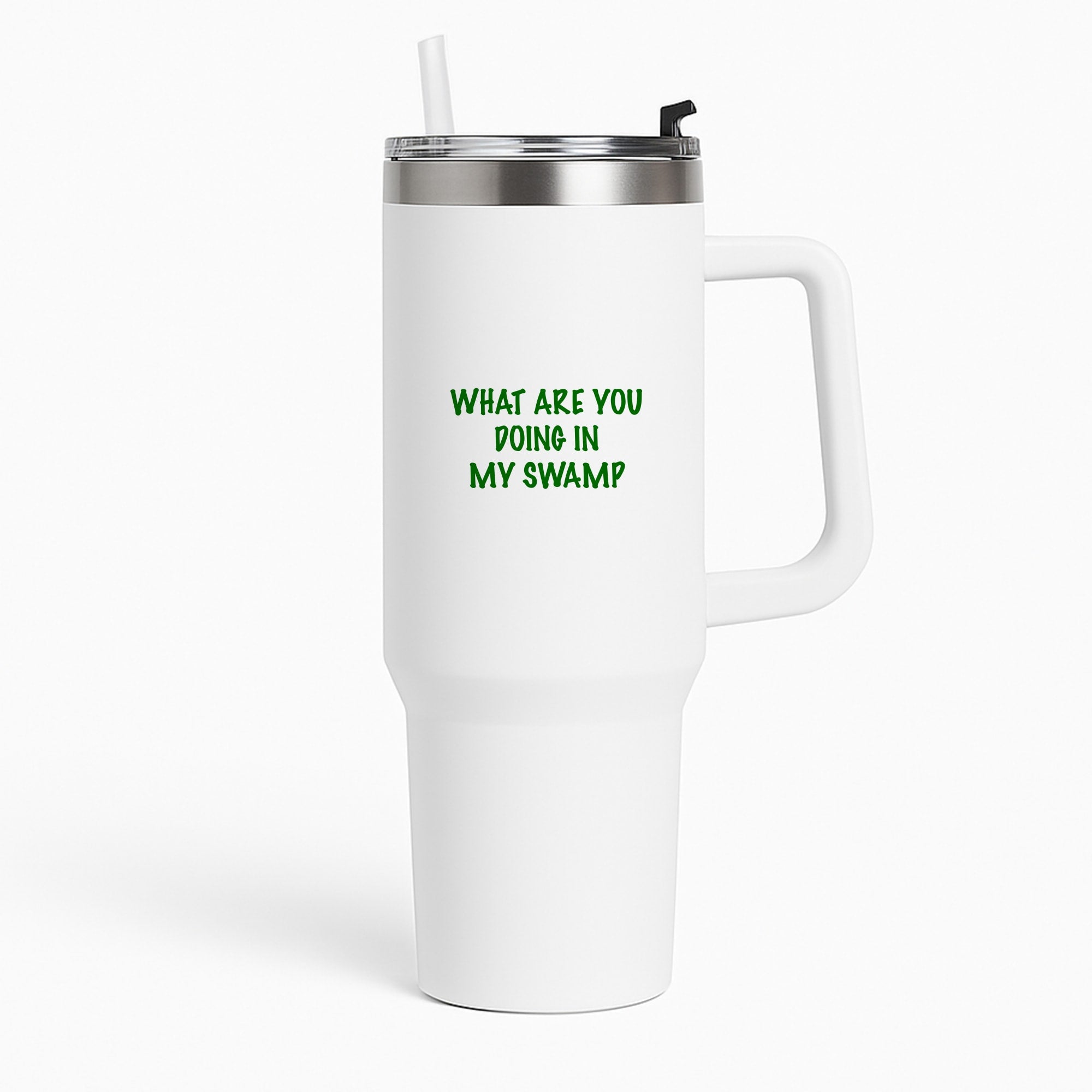 What Are You Doing In My Swamp - Green Ogre Tumbler