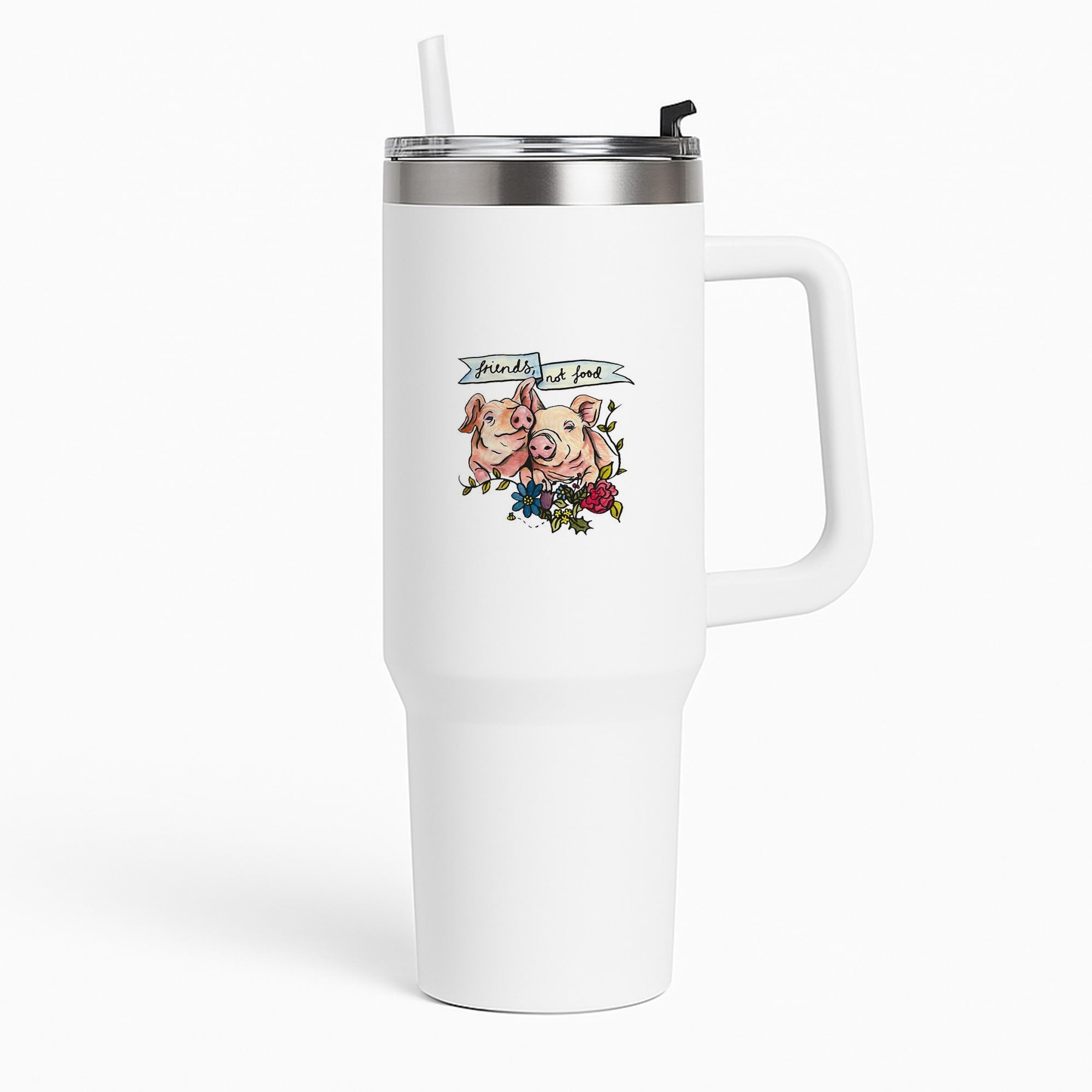 Friends Not Food - Vegan Tumbler
