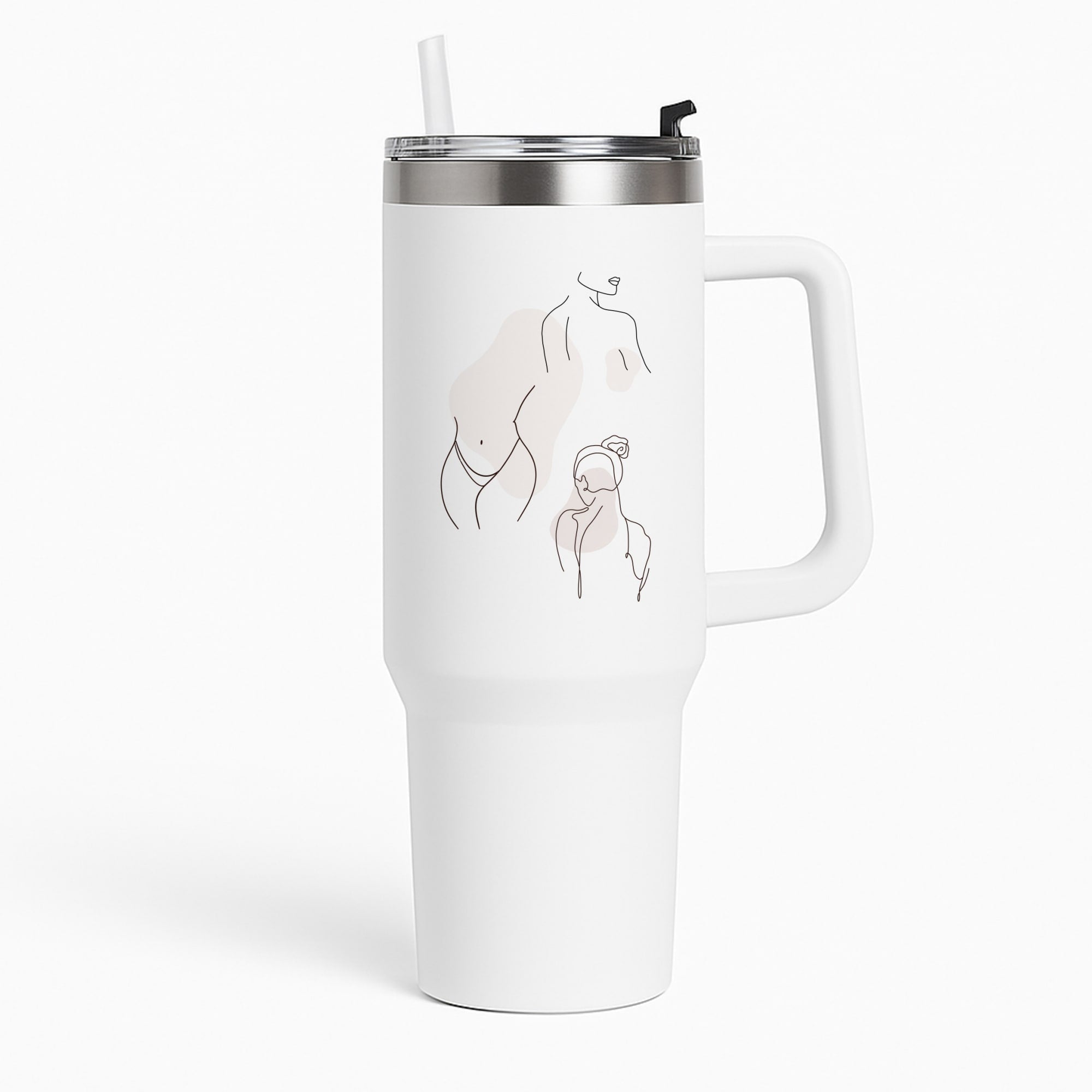 Silouhette nude Tumbler