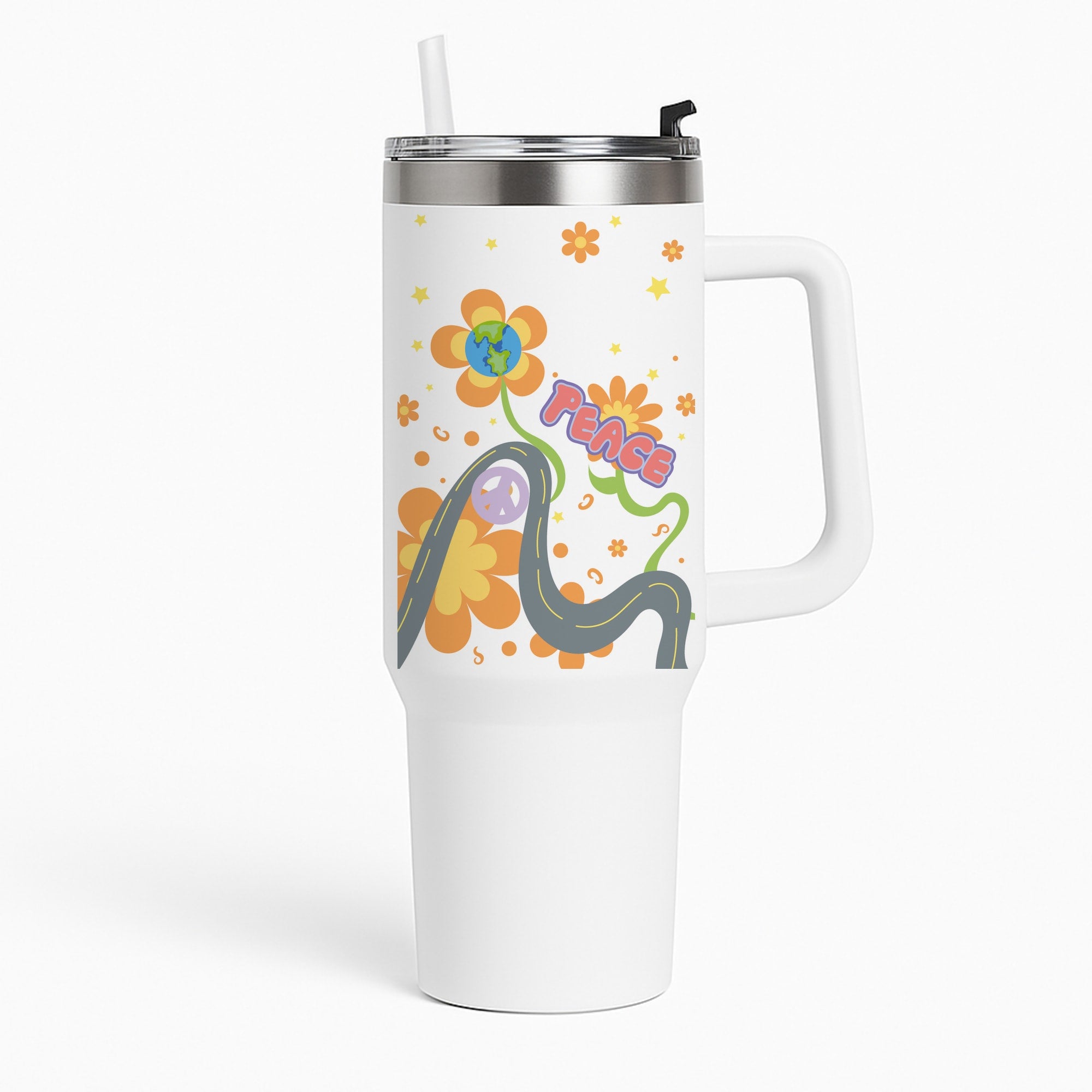 Peace - Cars Tumbler